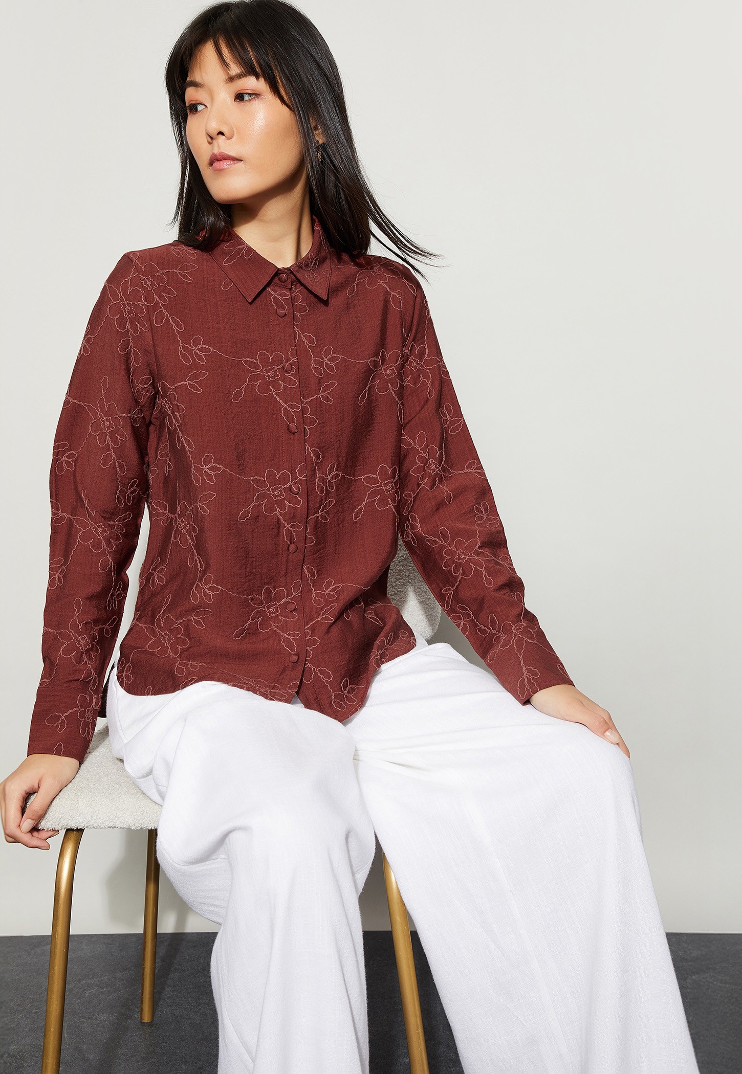 CODE Floral Print Shirt-picture-16