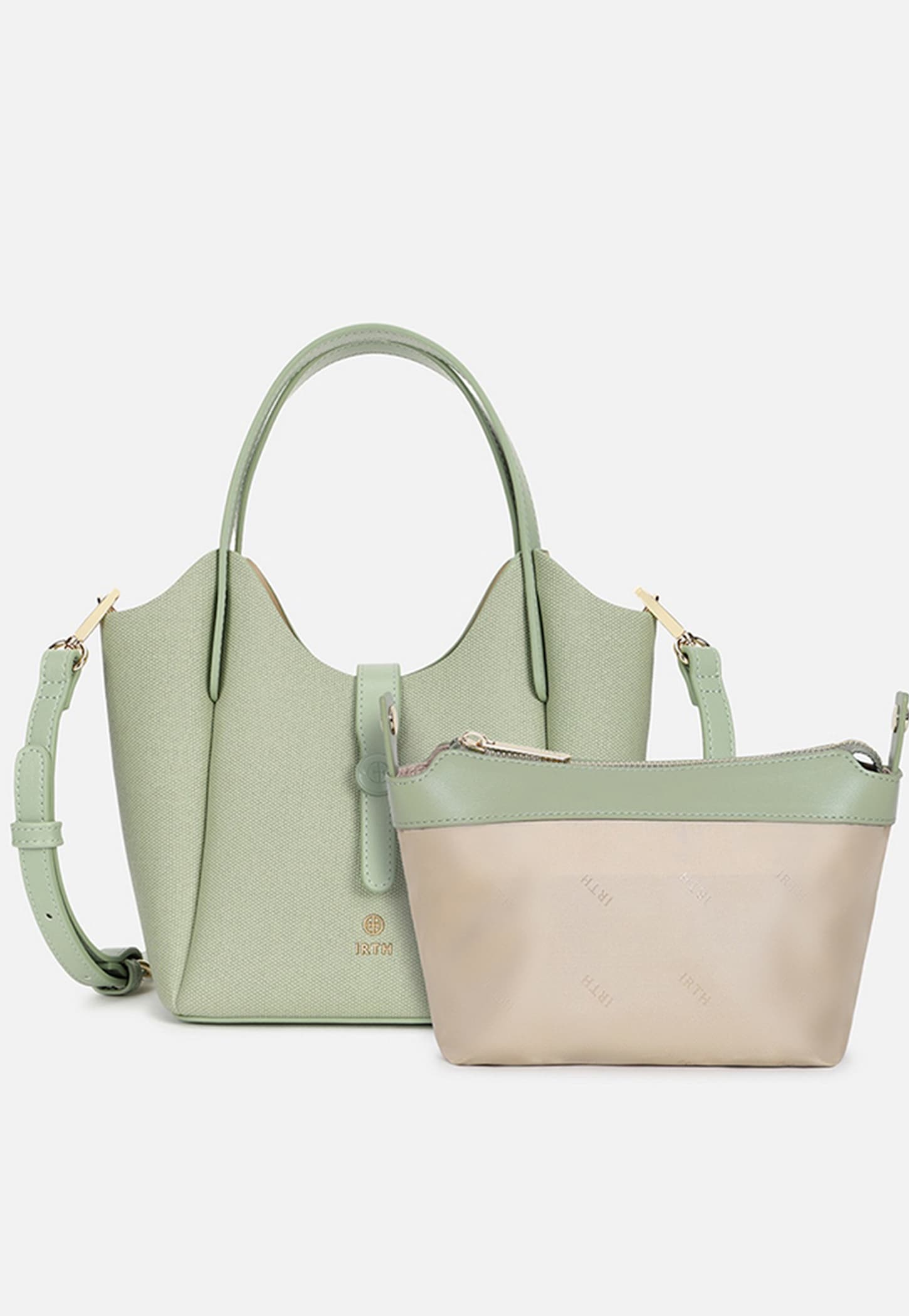 IRTH Solid Shoulder Bag with Pouch-picture-18