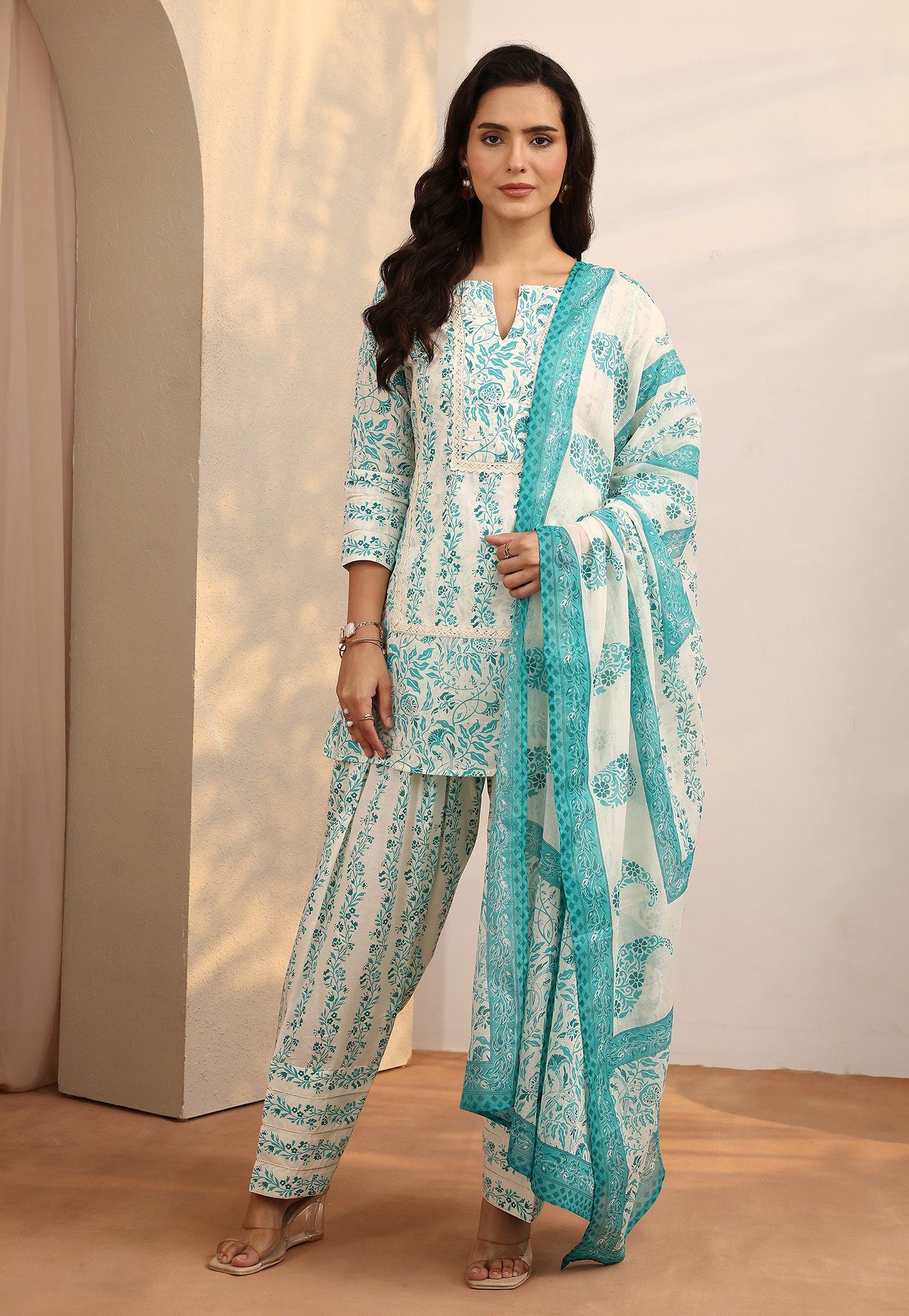 LIBAS Printed Straight Kurti Set-picture-16