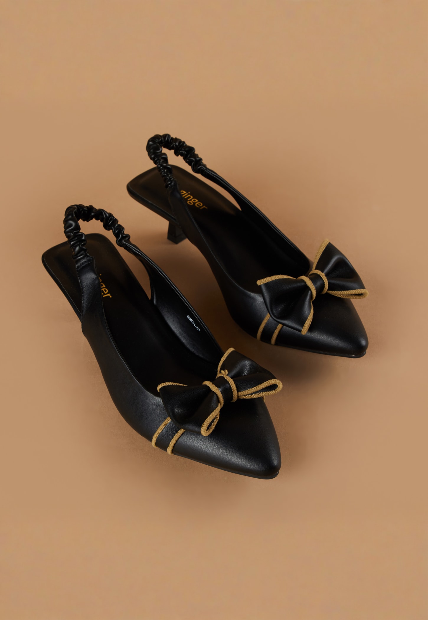 GINGER Bow Detail Kitten Heels-picture-42