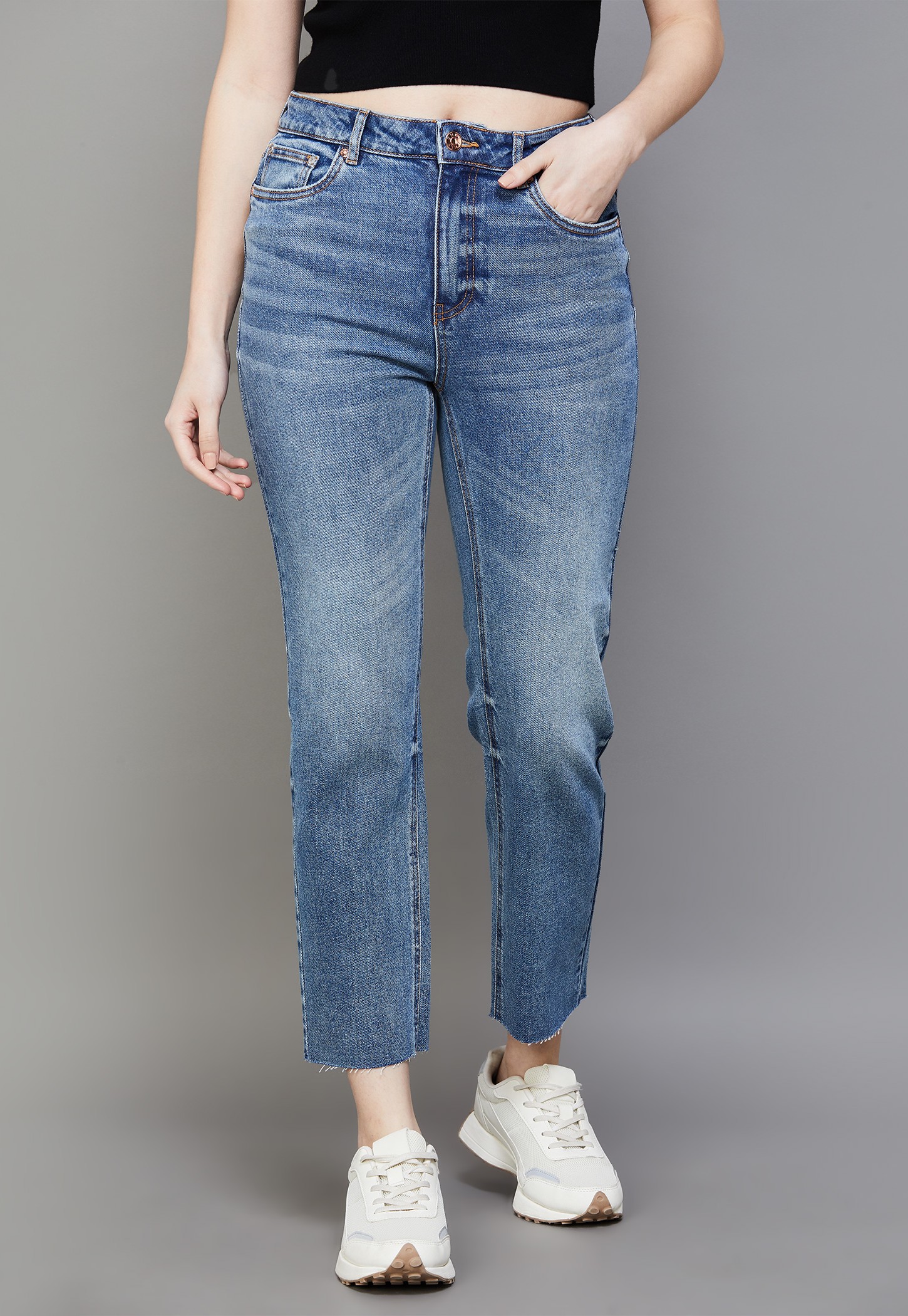 ONLY Washed Straight Fit Jeans-picture-47