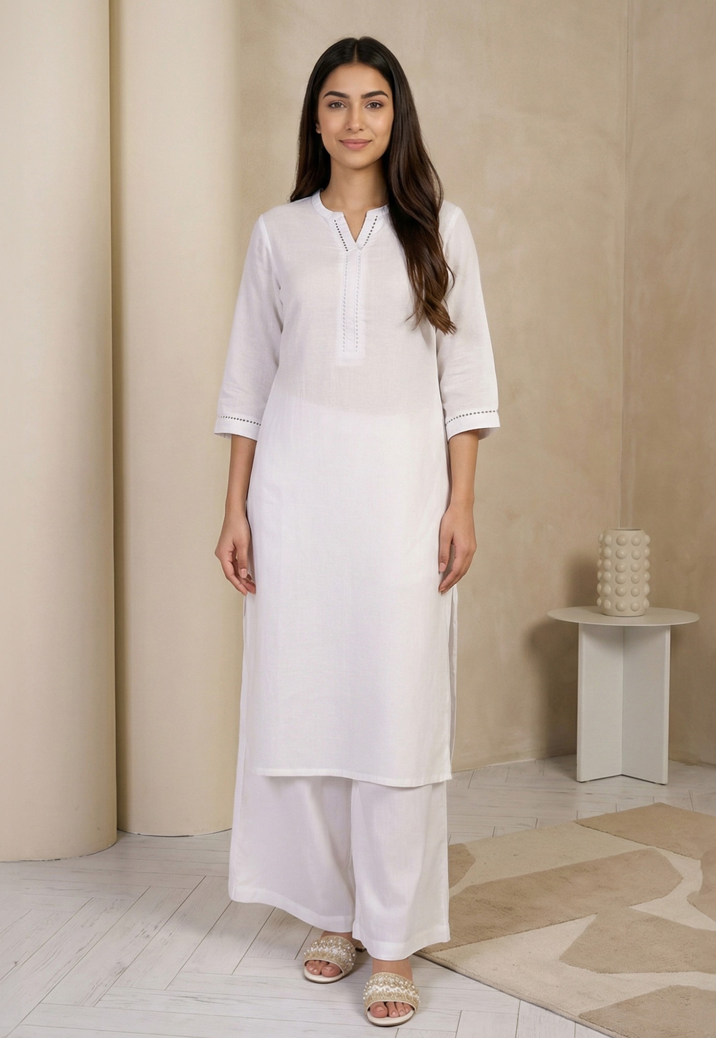 AURELIA Solid Straight Kurta-picture-27