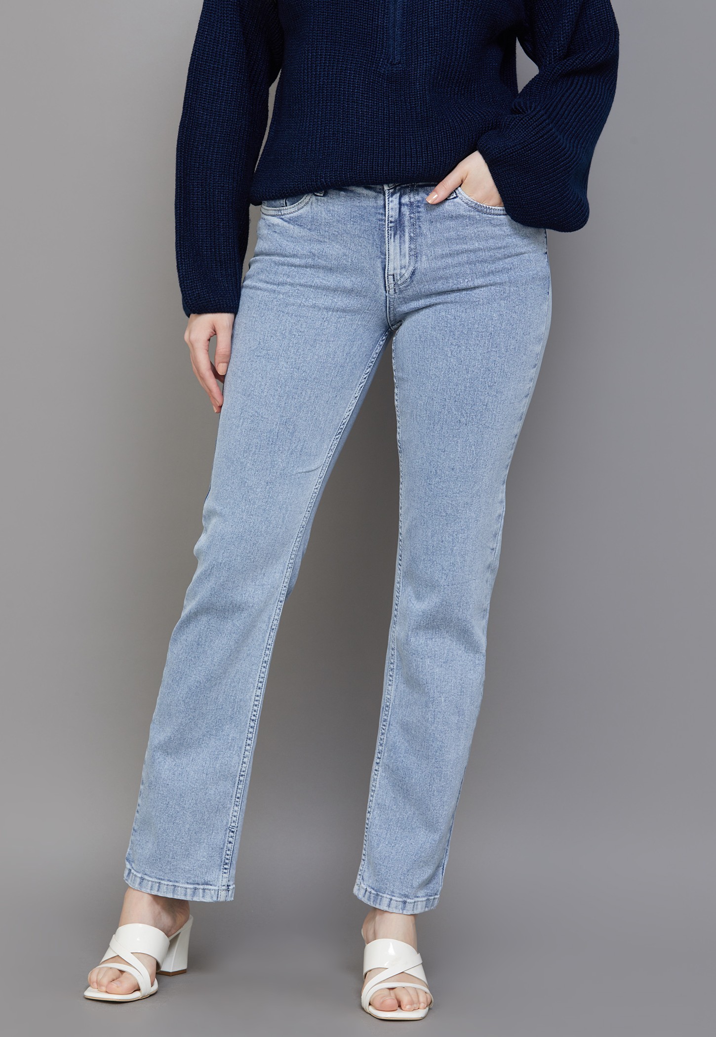 KRAUS Solid Straight Fit Jeans-picture-56
