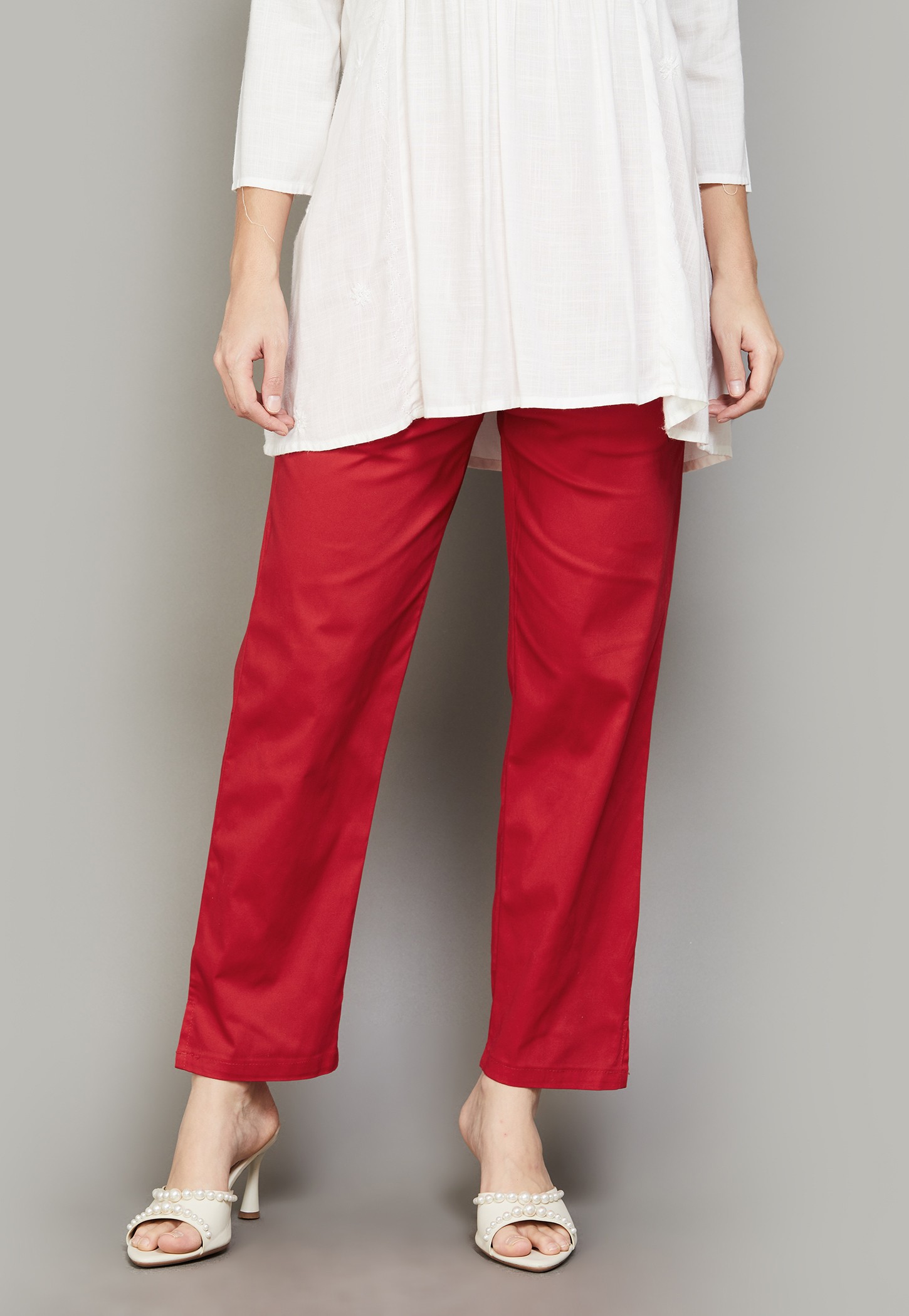 AURELIA Solid Straight Pants-picture-29