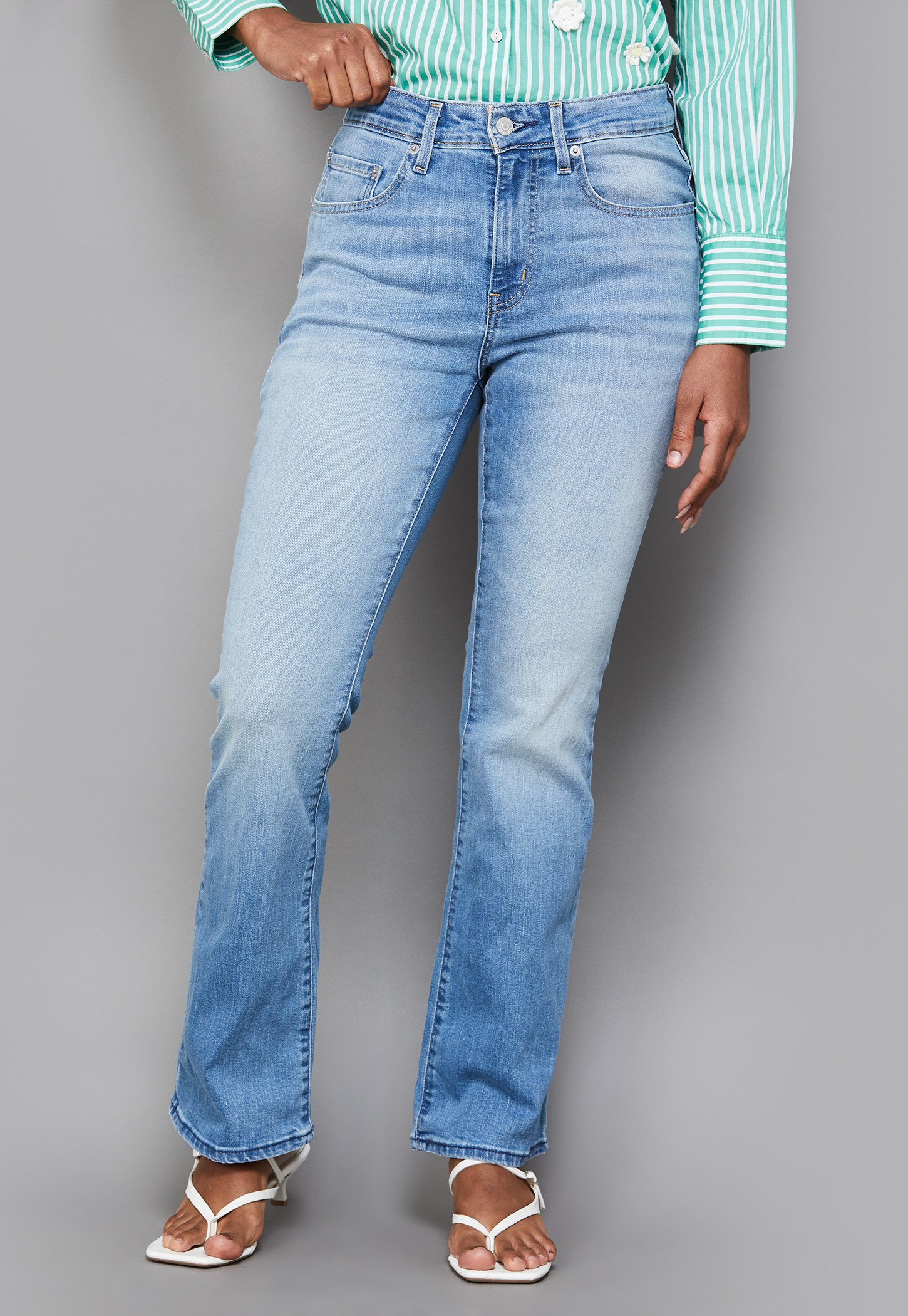 LEVI'S 725 Washed High Rise Bootcut Jeans-picture-54