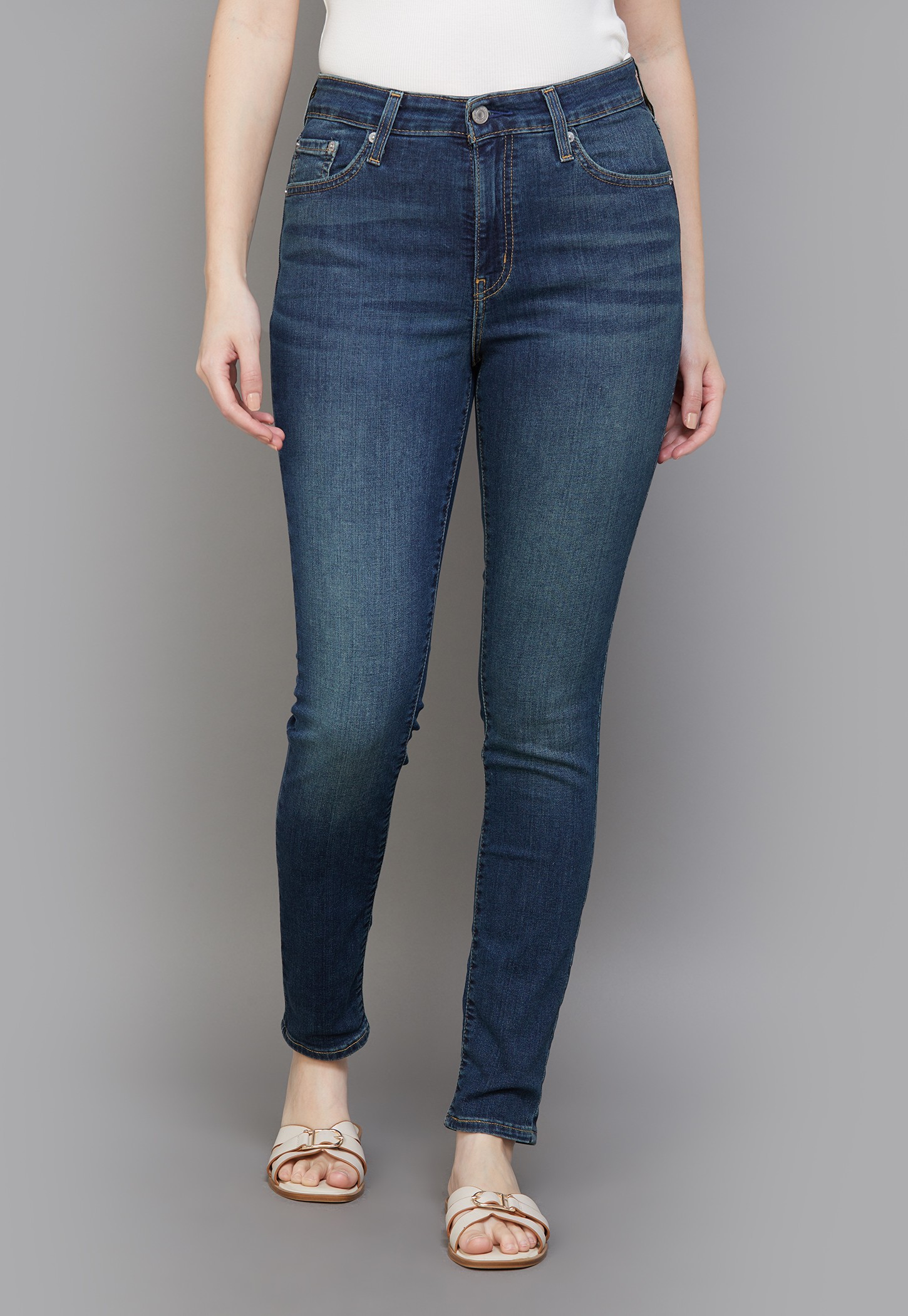 LEVI'S Solid Skinny Fit Jeans-image-17