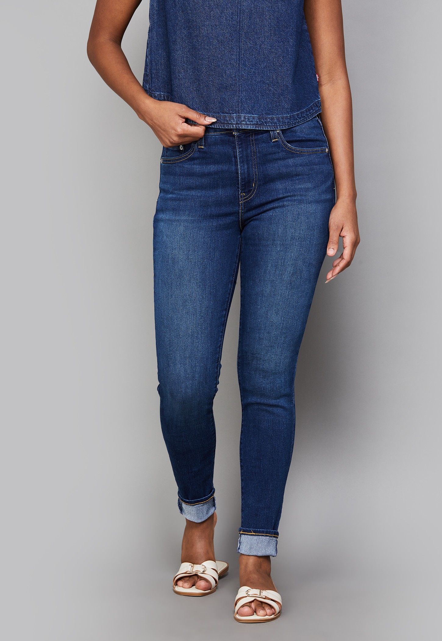 LEVI'S Washed Skinny Fit Jeans-image-14