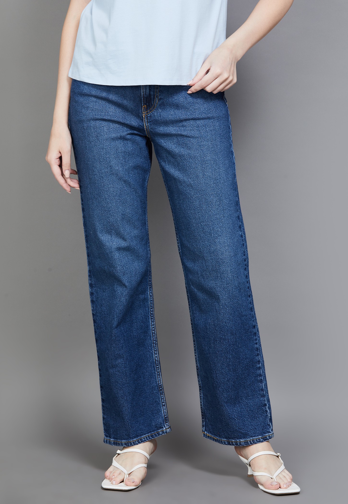 LEVI'S Washed Straight Fit Jeans-picture-28