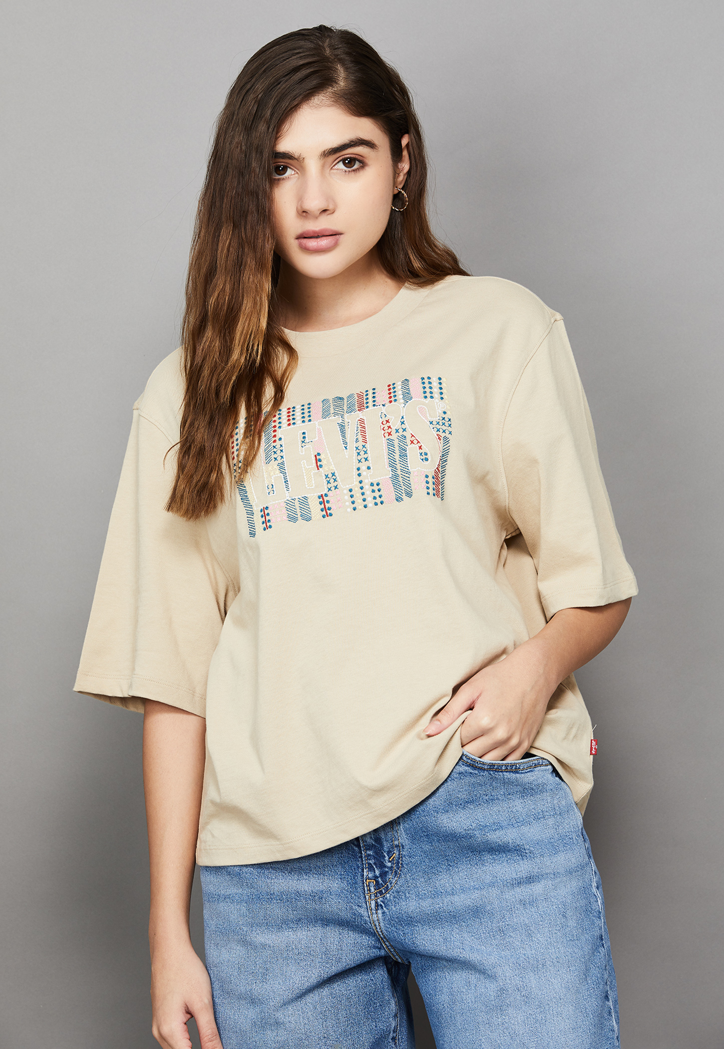 LEVI'S Brand Print T-shirt-picture-47