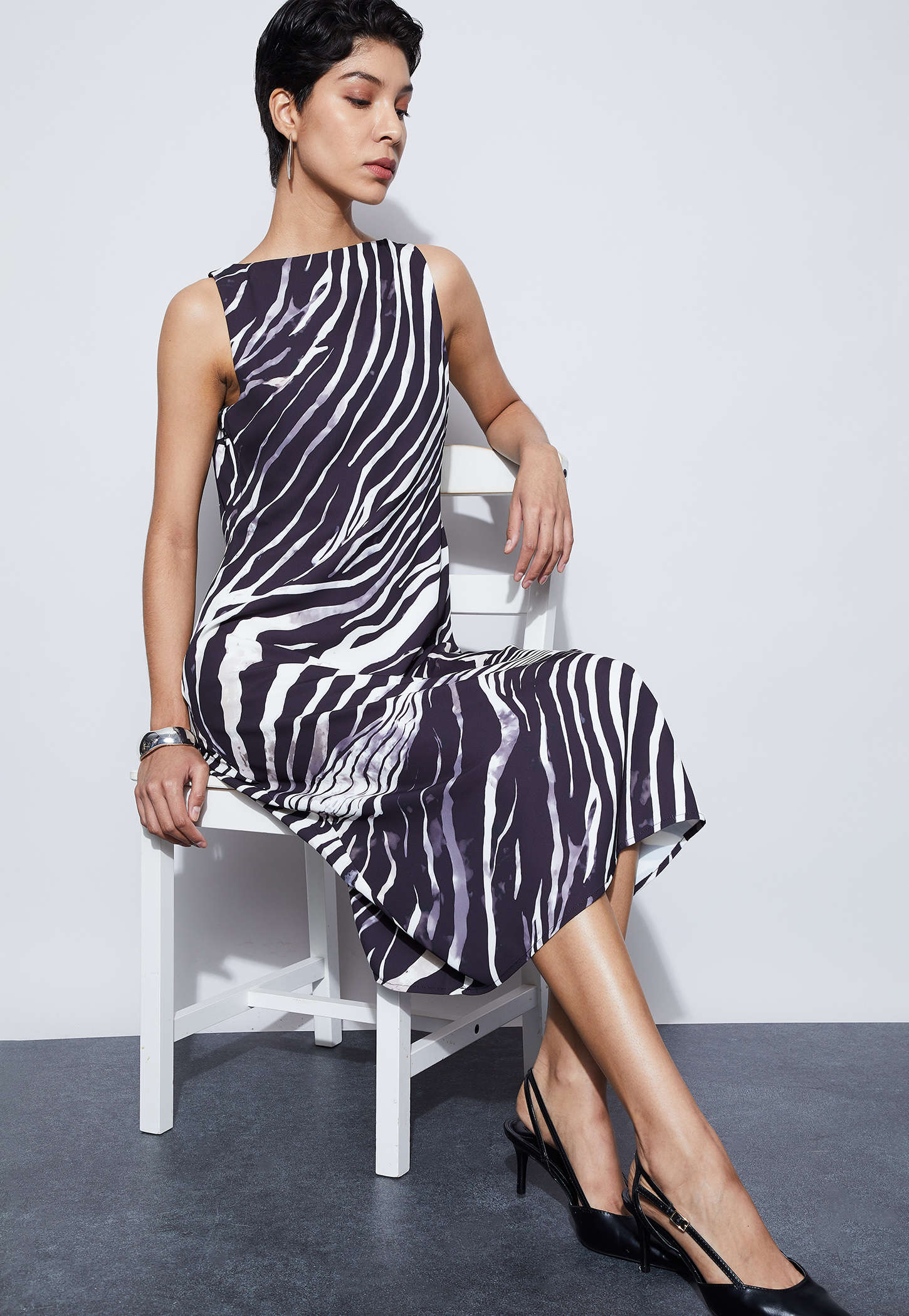 CODE Printed Midi Dress-picture-31