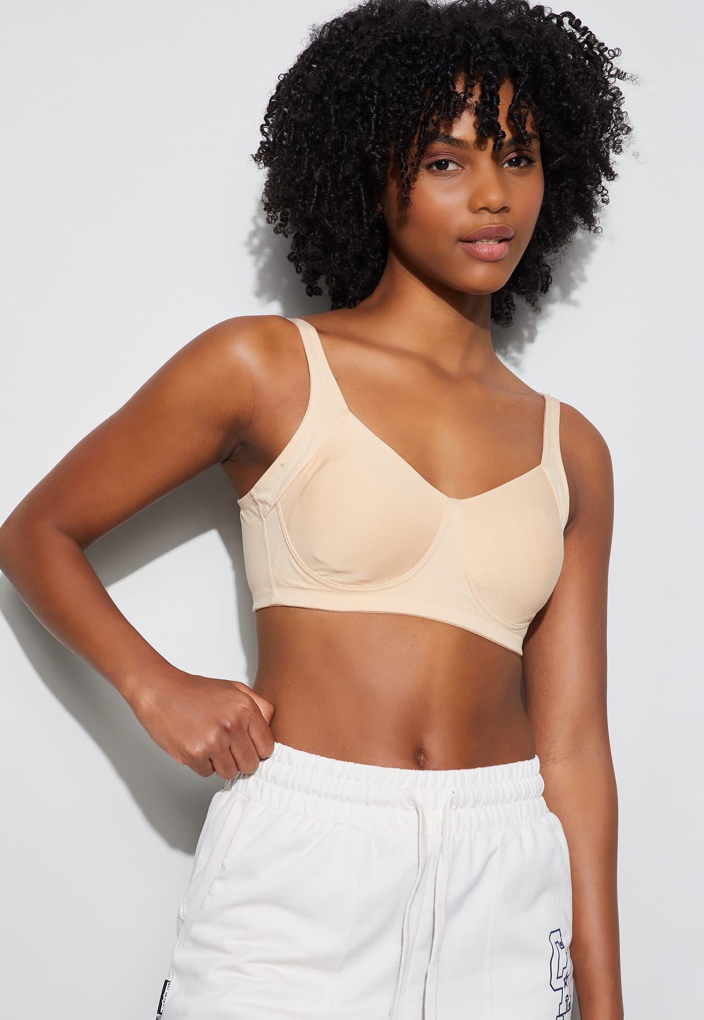 GINGER Solid Non Padded Non Wired Everyday Bra-image-18