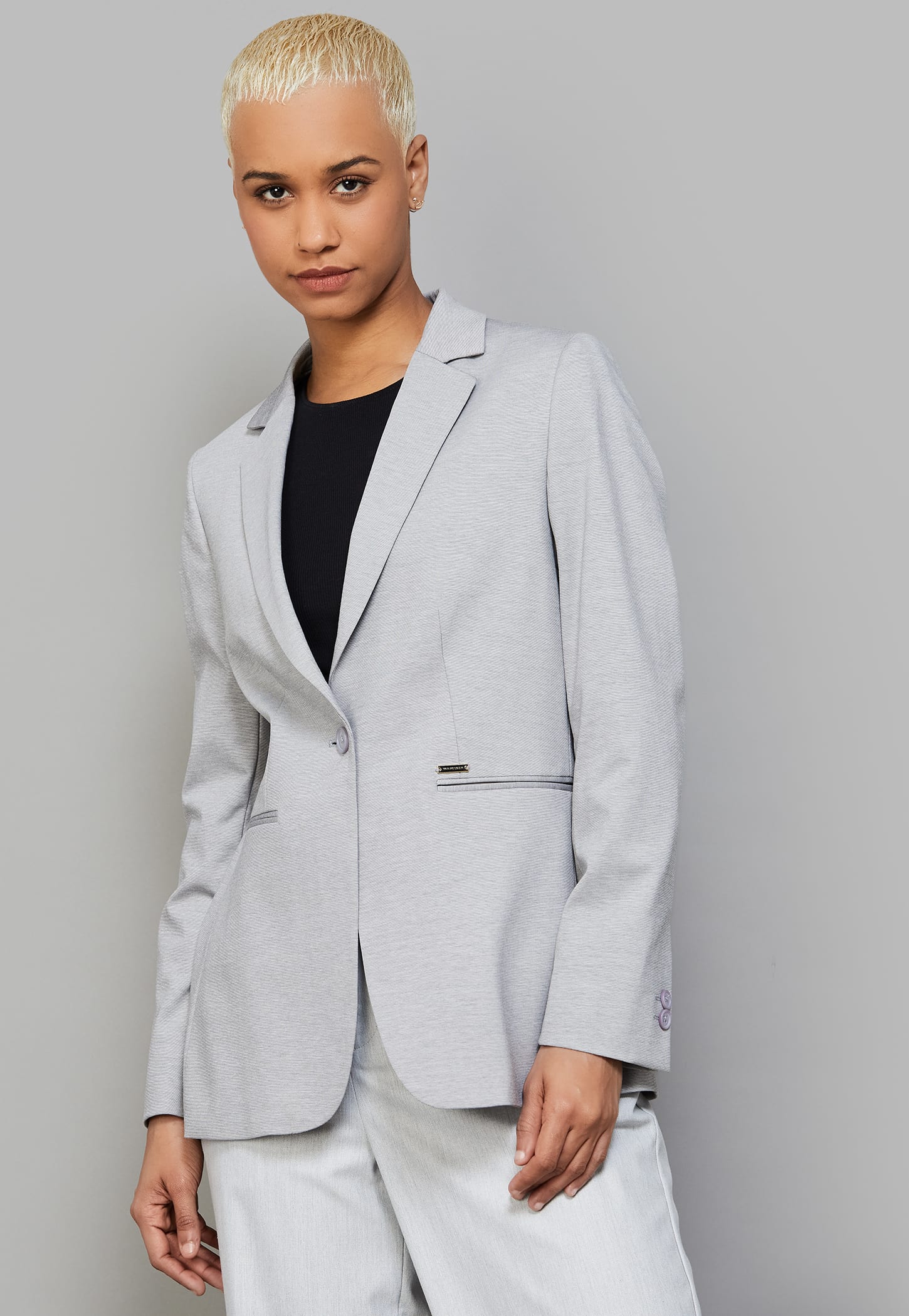 VAN HEUSEN Solid Single-Breasted Blazer-picture-56
