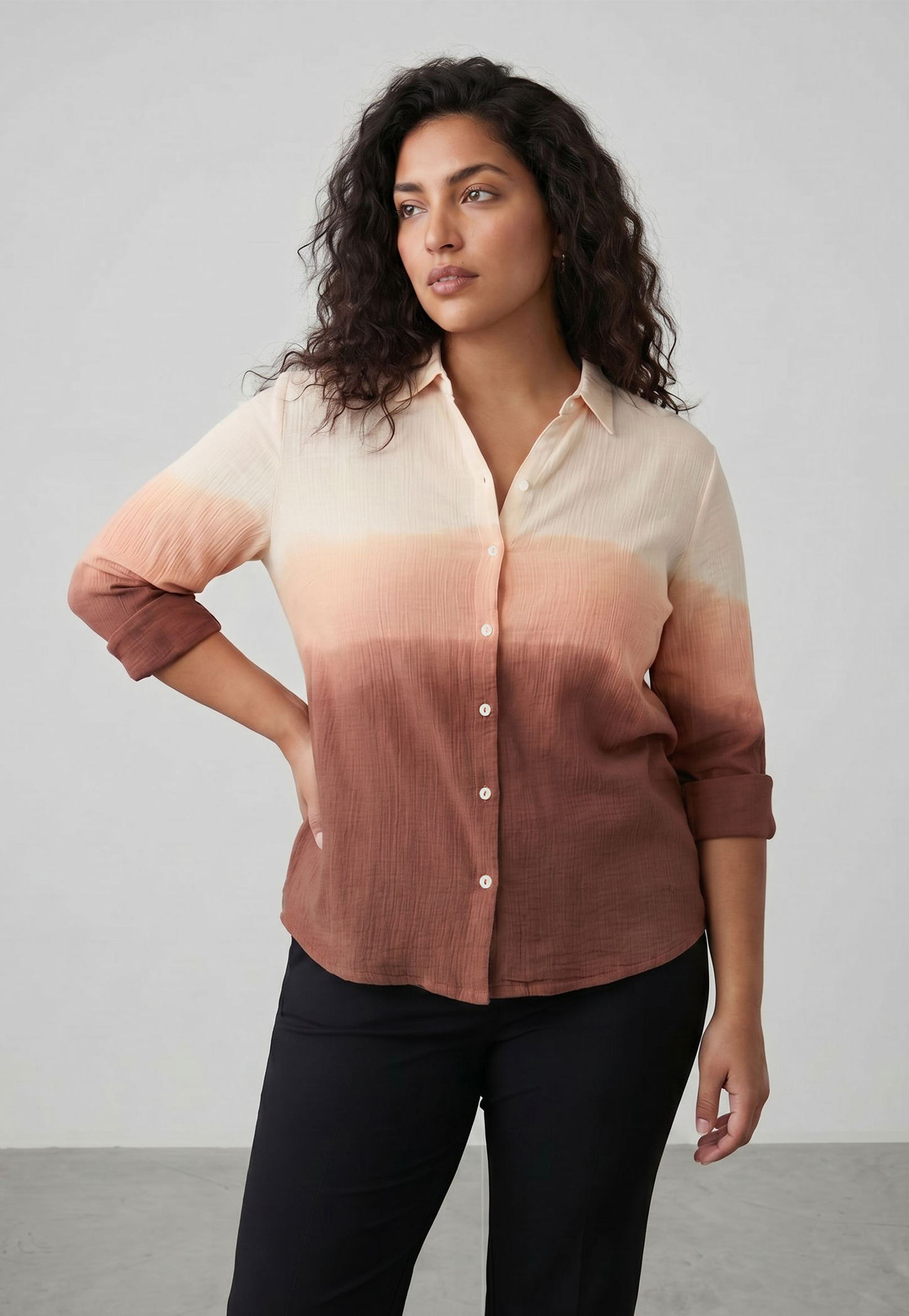 NEXUS Ombre Full Sleeves Shirt-image-7
