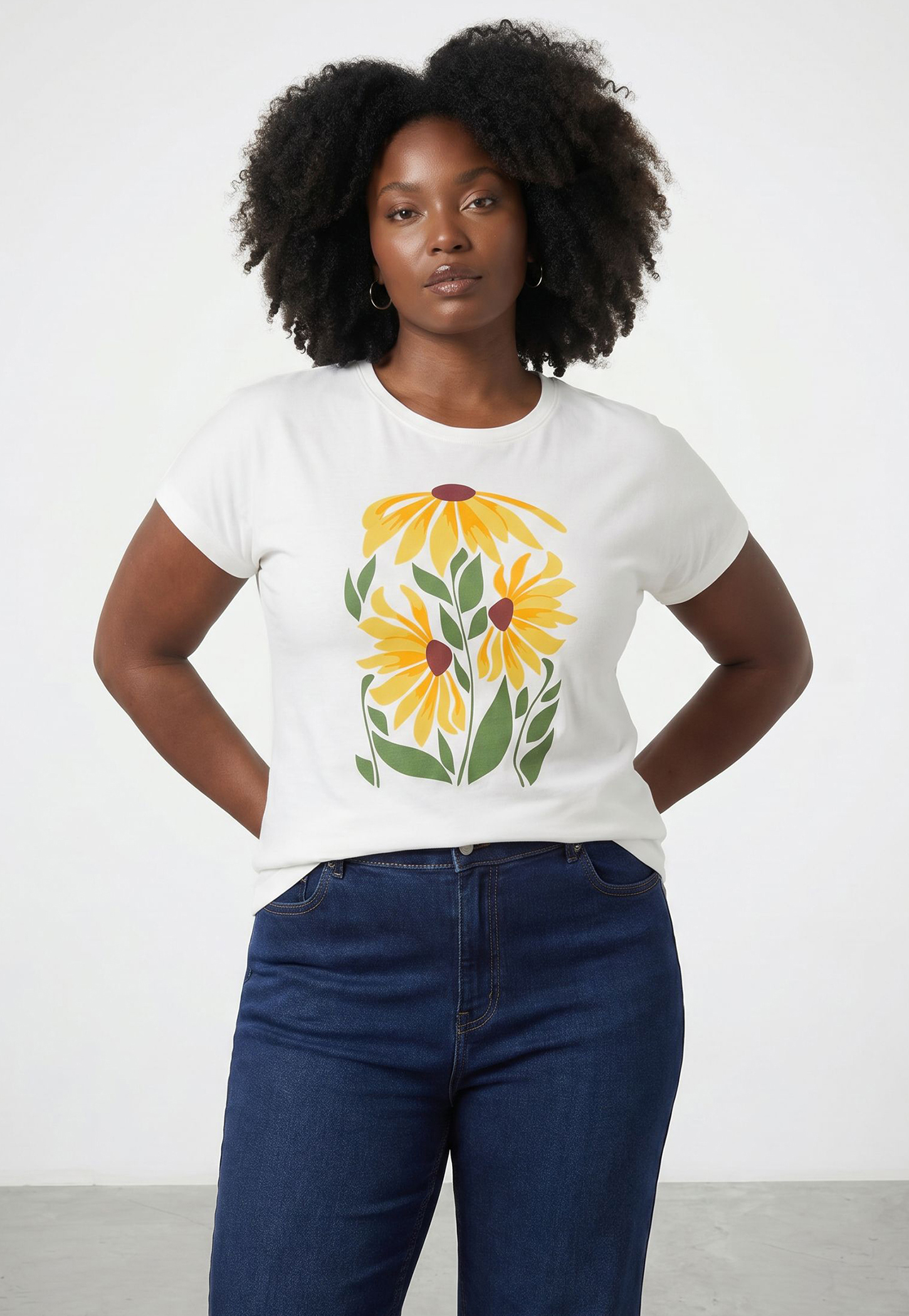 NEXUS Floral Print T-shirt-picture-49