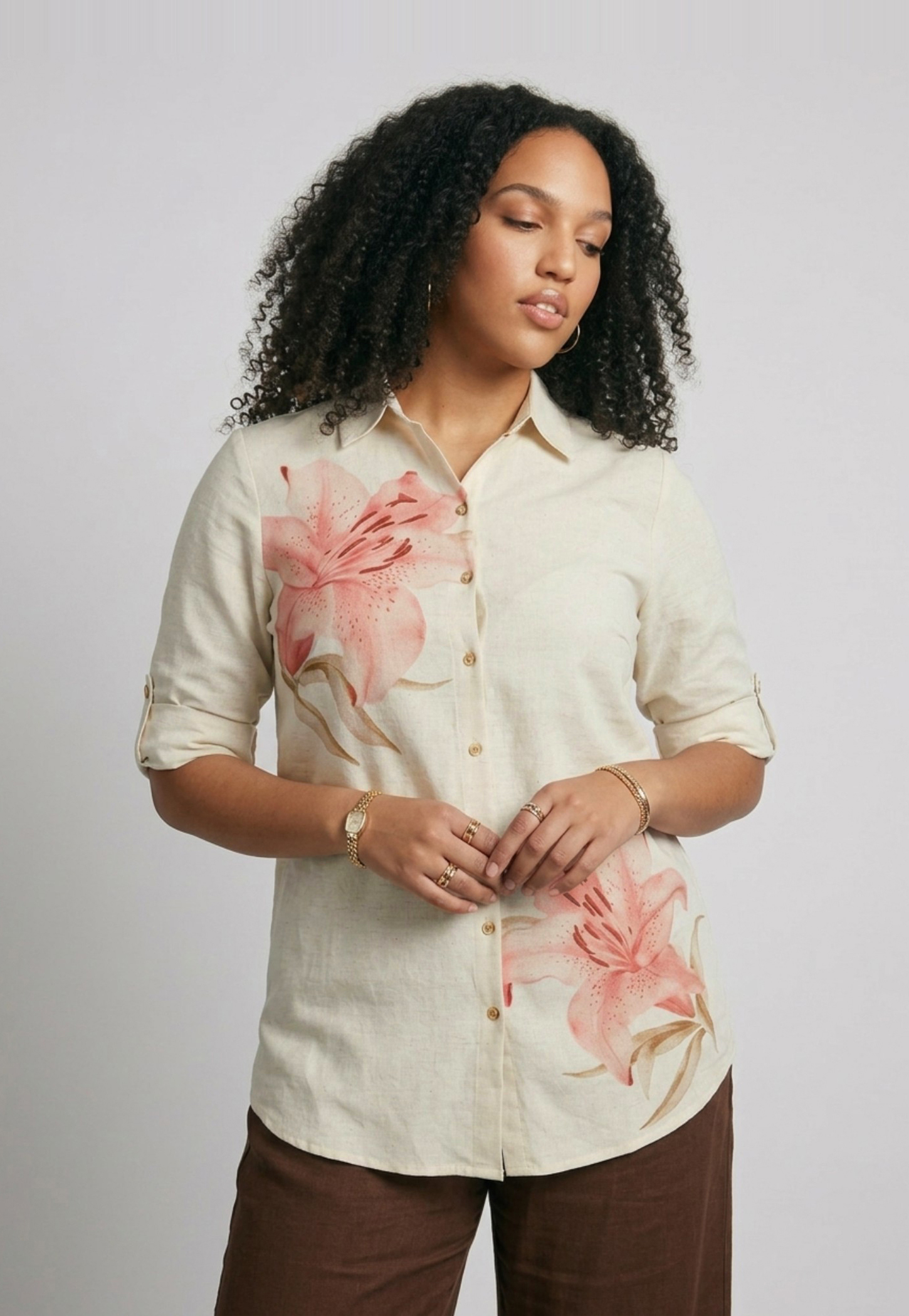 NEXUS Floral Print Buttoned Shirt-picture-44