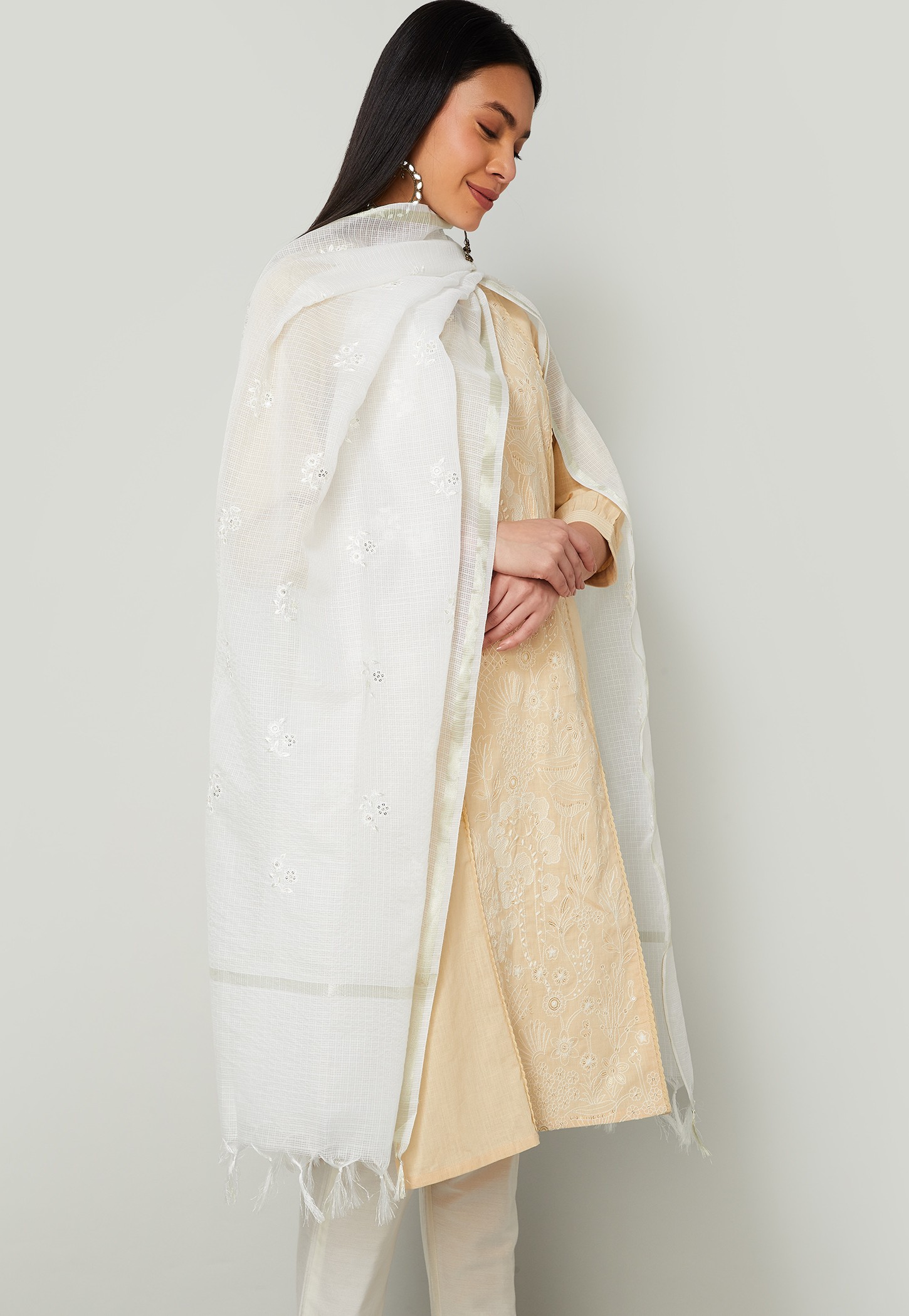 MELANGE Embroidered Dupatta-picture-42