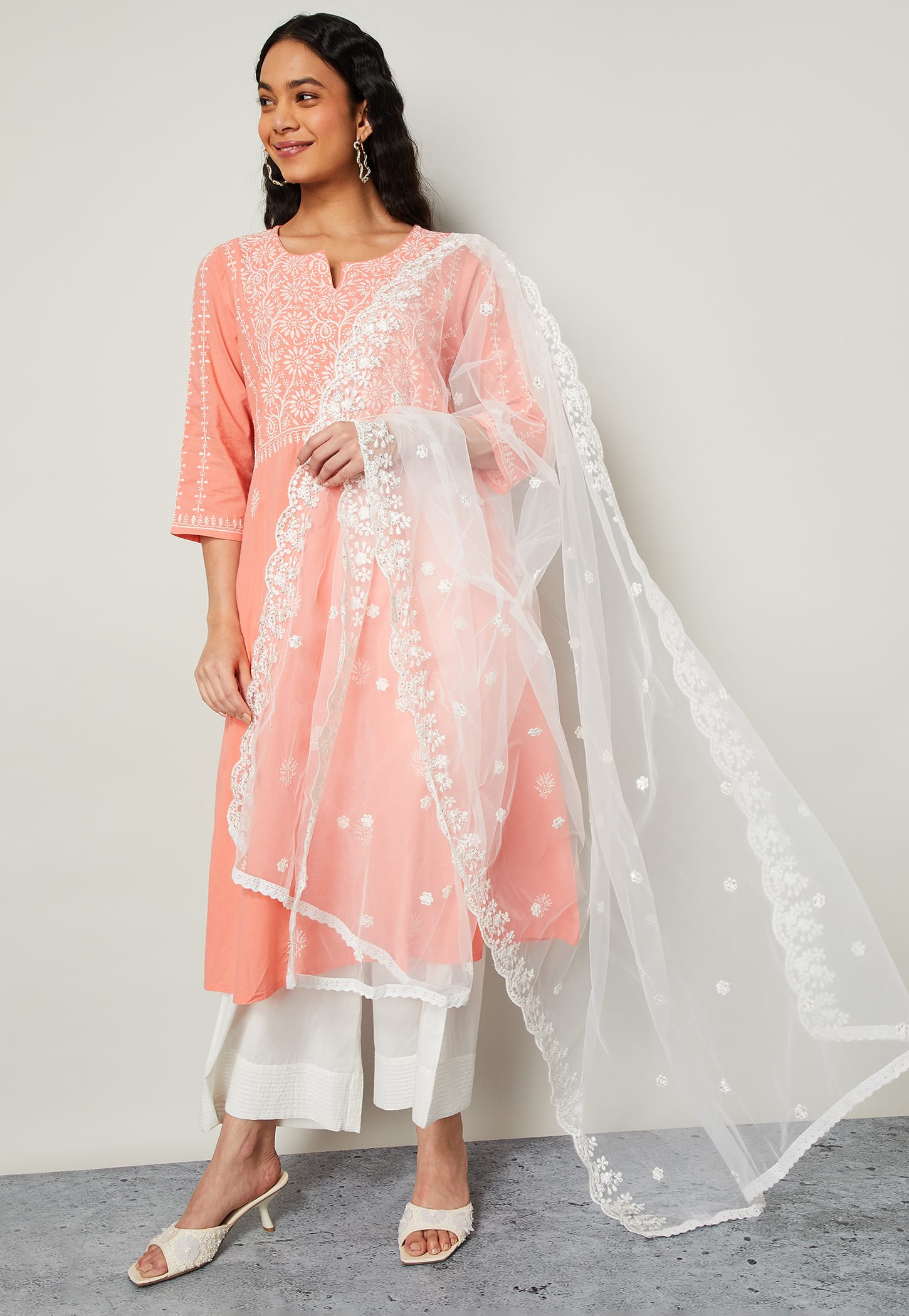 MELANGE Embroidered Dupatta-picture-10
