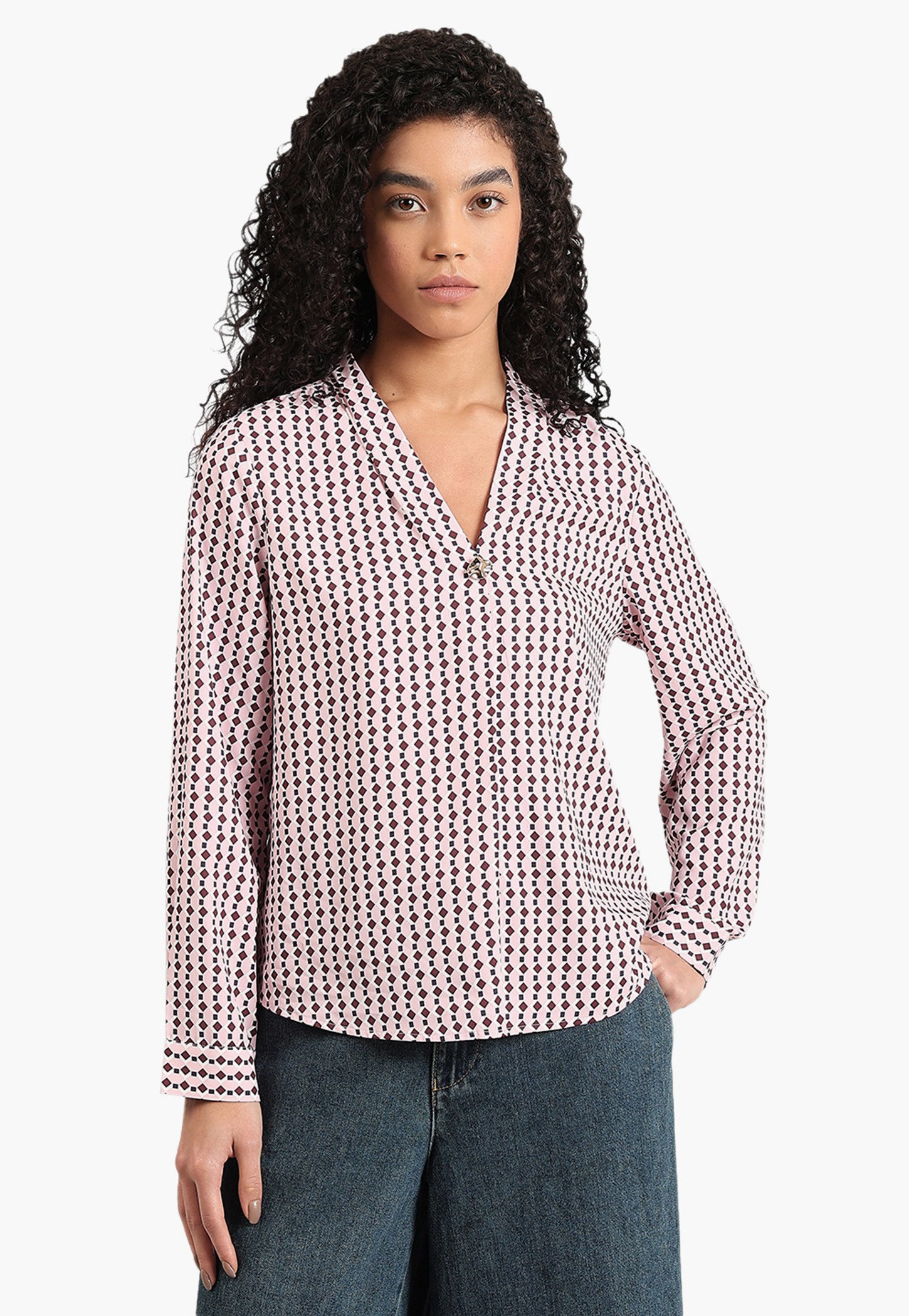 VERO MODA Geometric Print Top-image-49