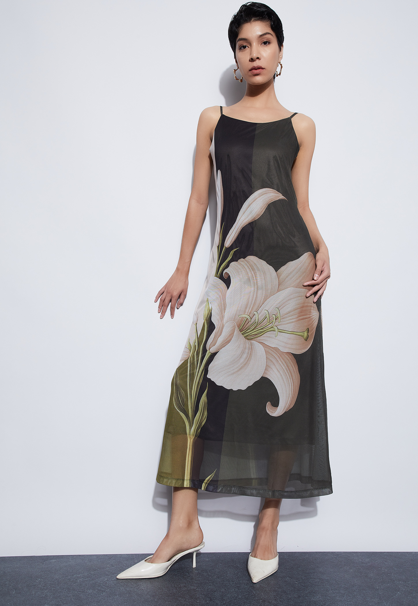 CODE Floral Print Maxi Dress-picture-48