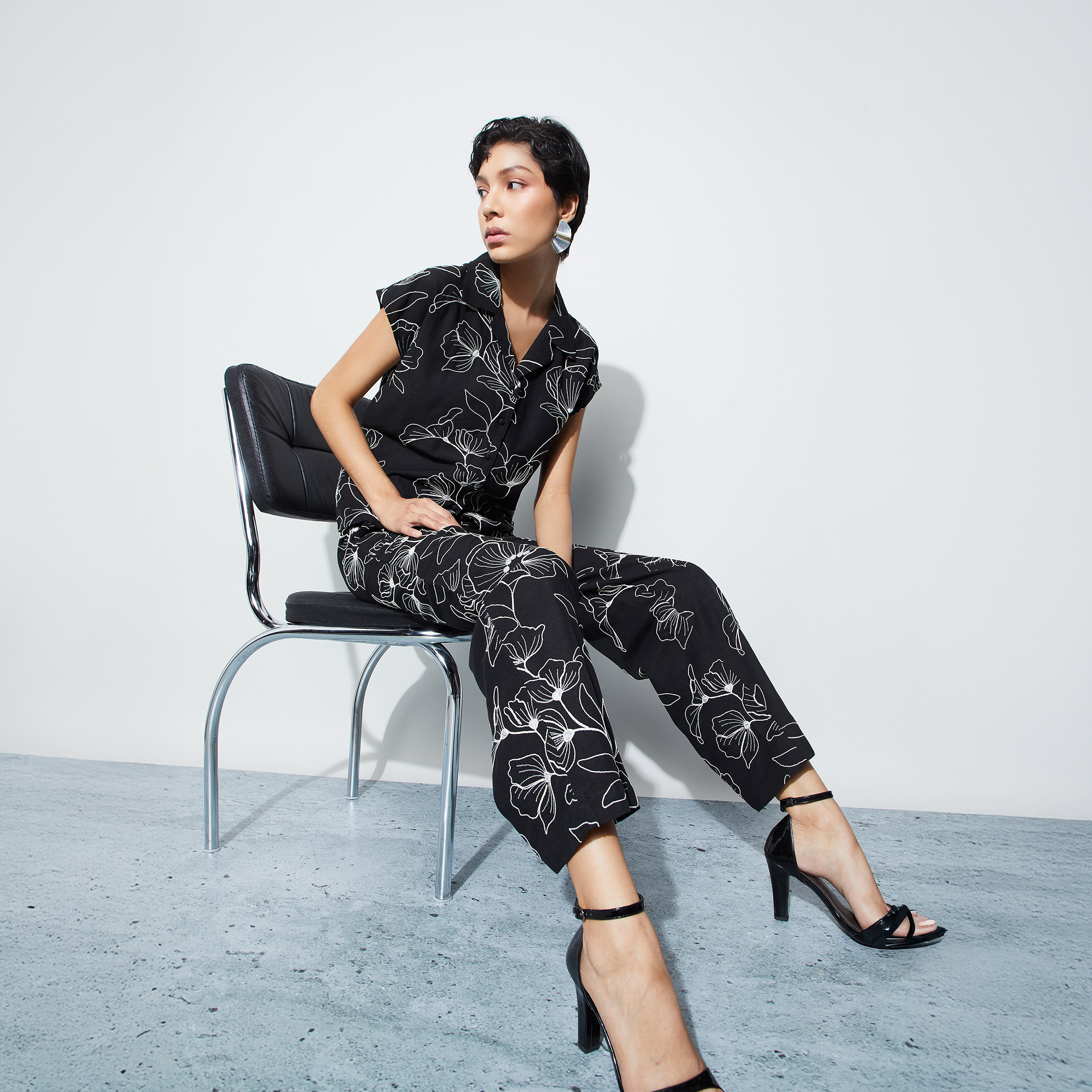 CODE Embroidered Trousers-picture-10