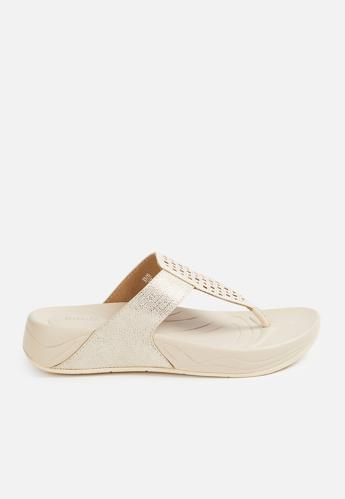 INC.5 Textured T-strap Sandals-picture-48