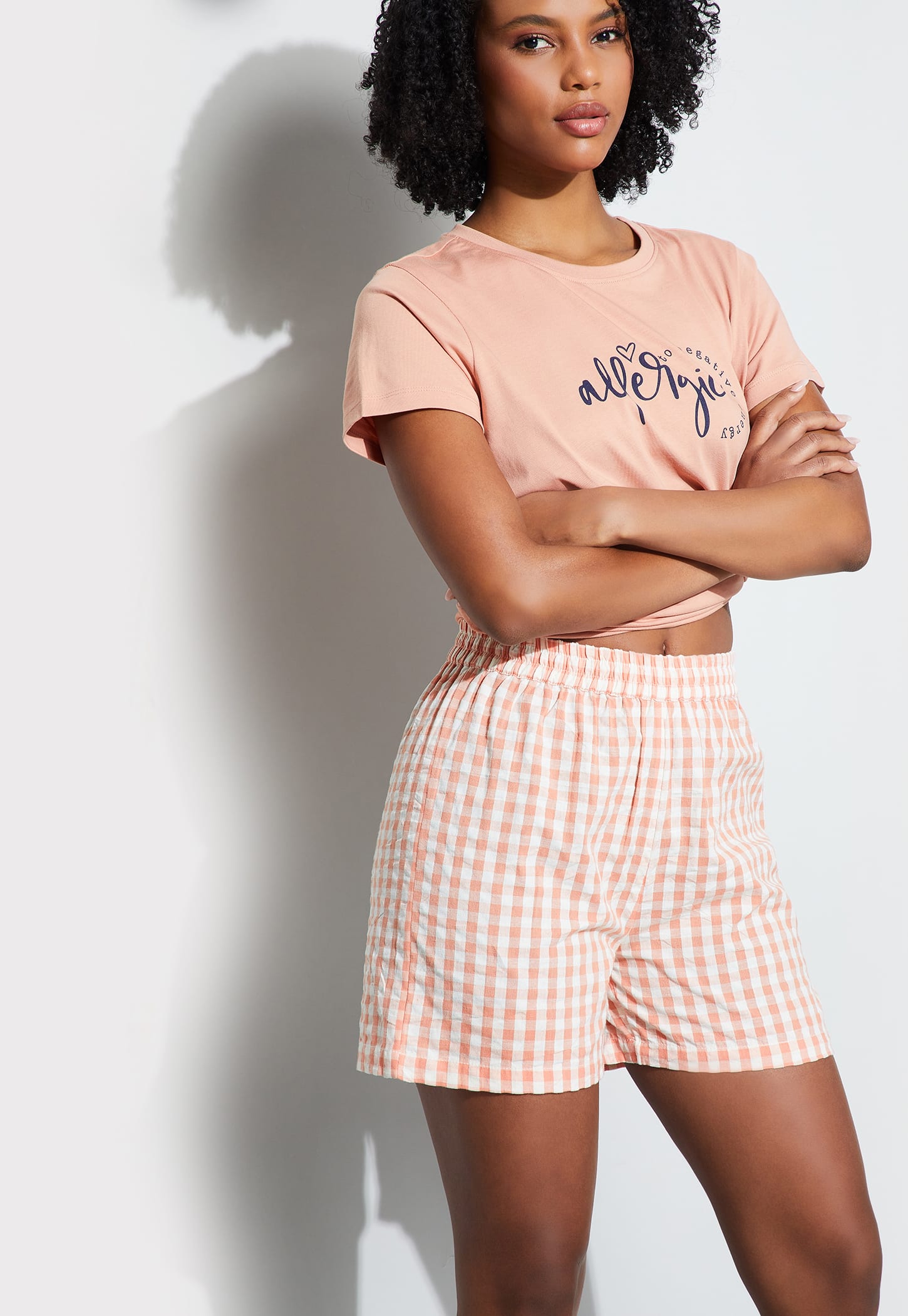 GINGER Checked Shorts-picture-16