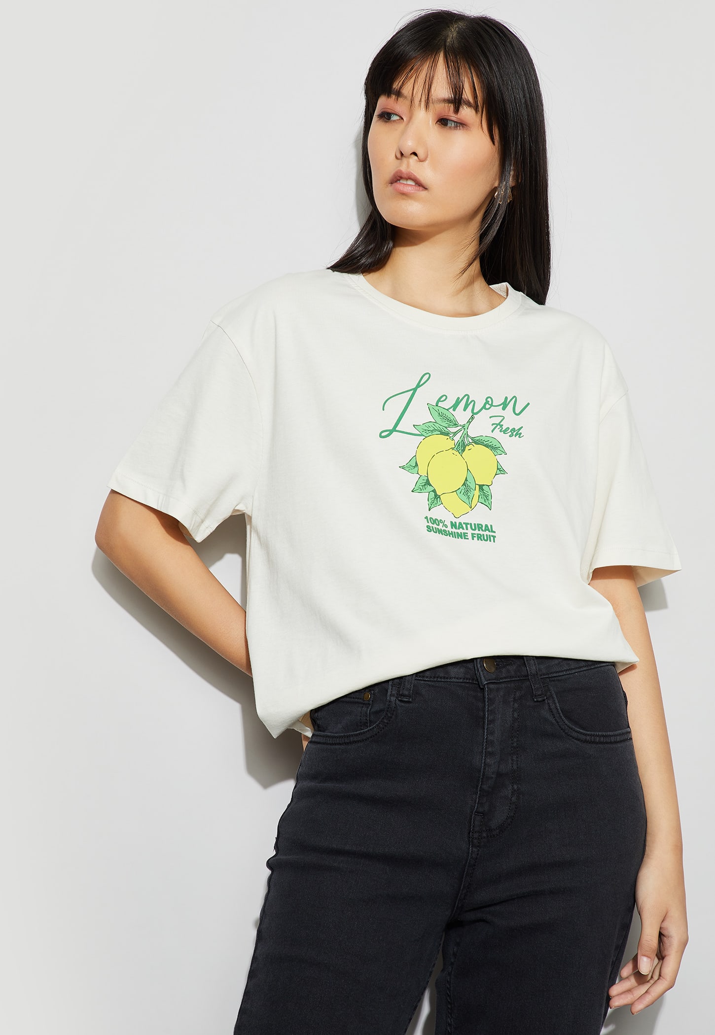 FAME FOREVER Lemon Print T-shirt-picture-21