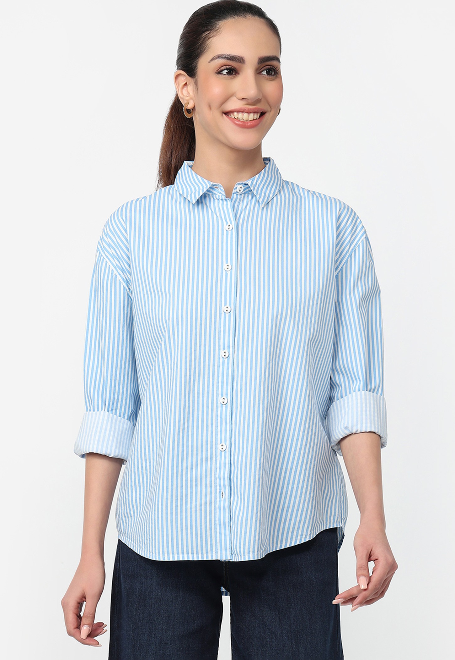 KRAUS Striped Oversized Shirt-picture-39