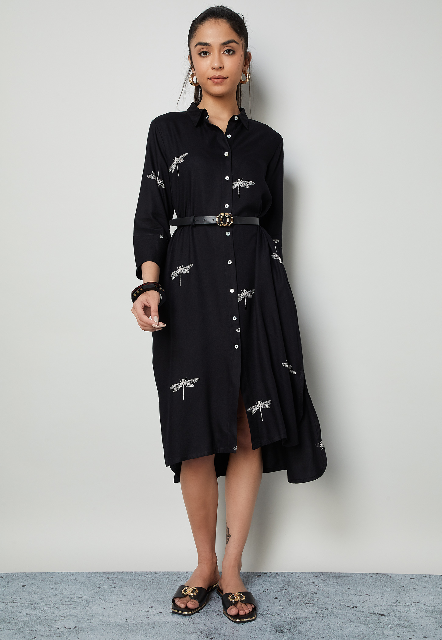 COLOUR ME Printed Midi Dress-picture-25