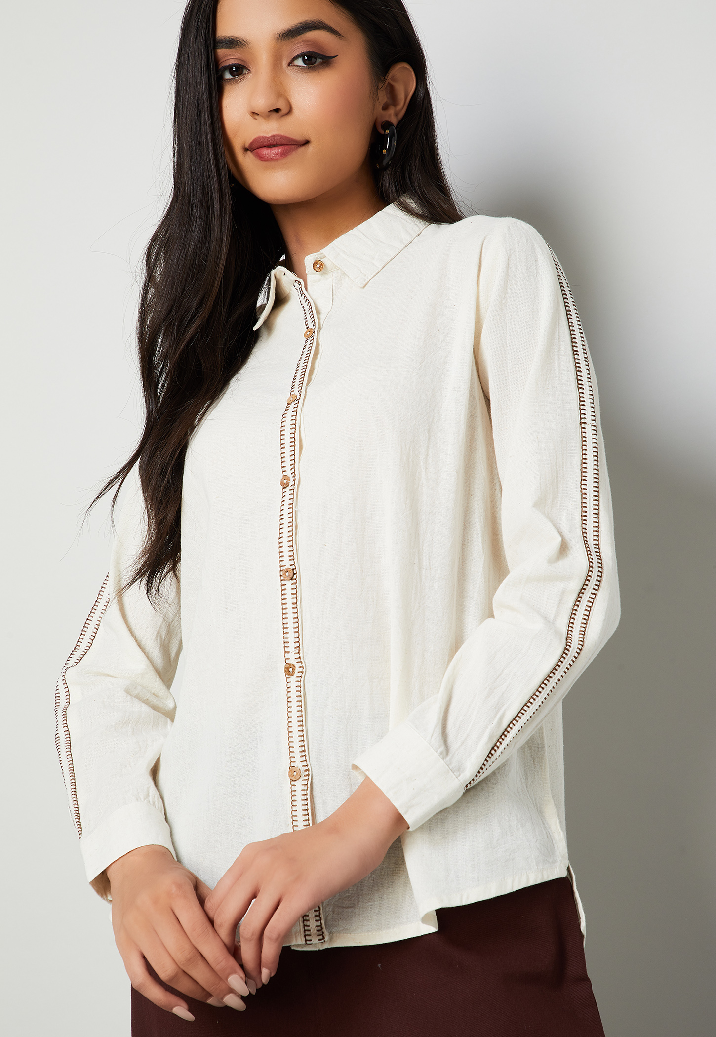 COLOUR ME Embroidered Shirt-picture-39