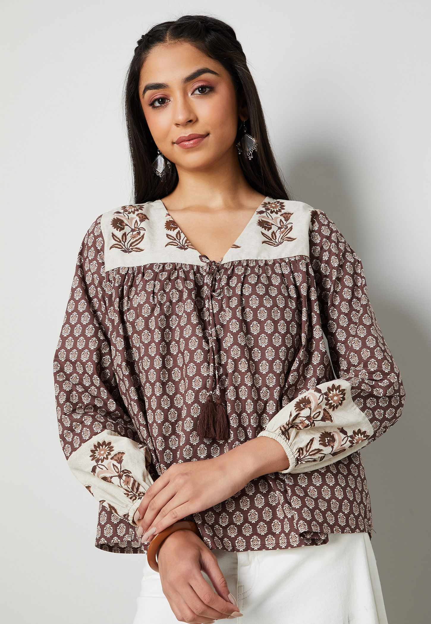 COLOUR ME Printed Top-picture-21