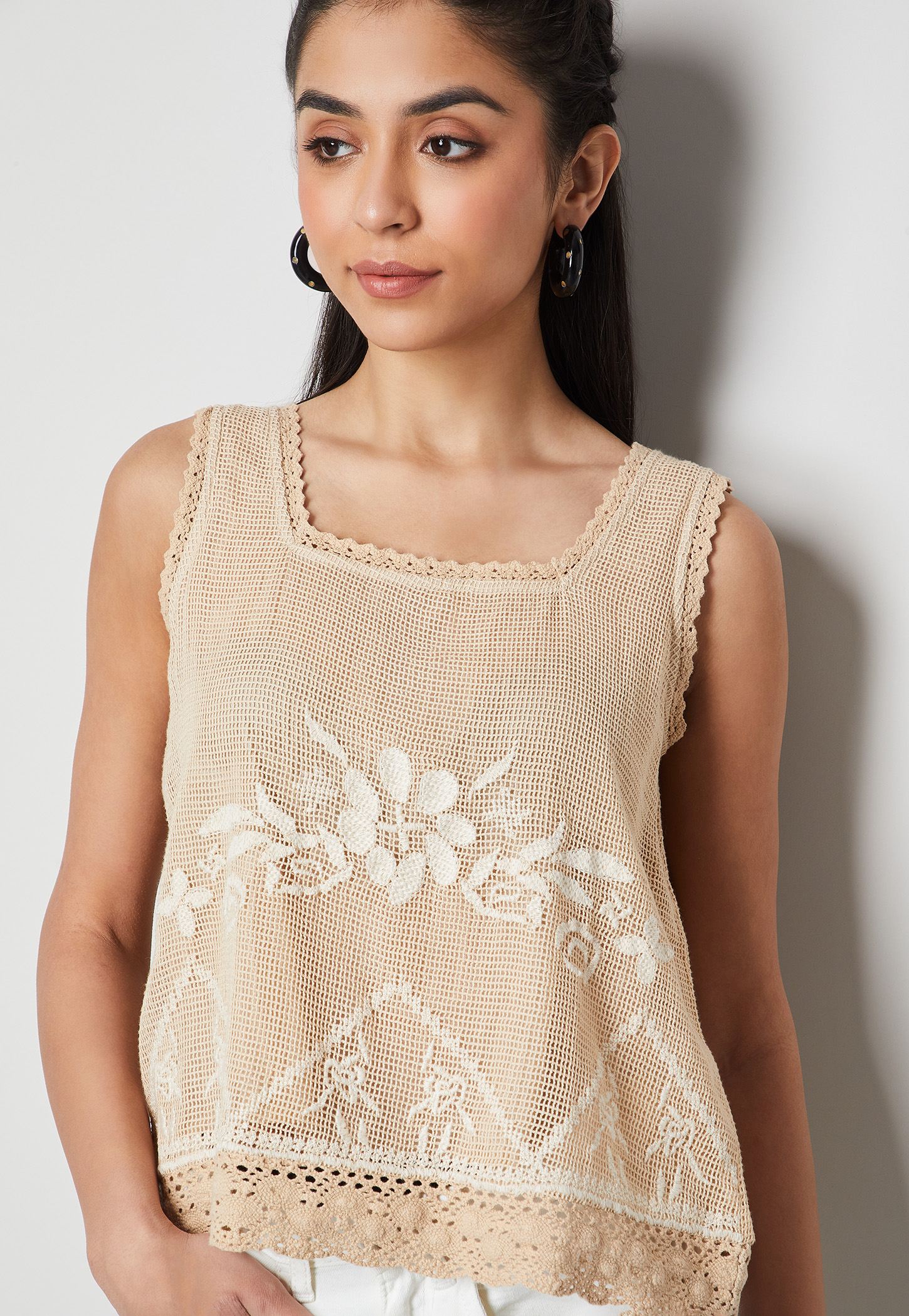 COLOUR ME Embroidered Sleeveless Top-picture-49