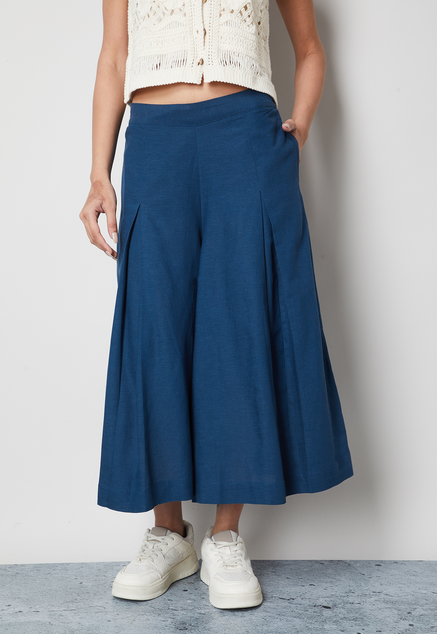COLOUR ME Solid Palazzos-picture-25