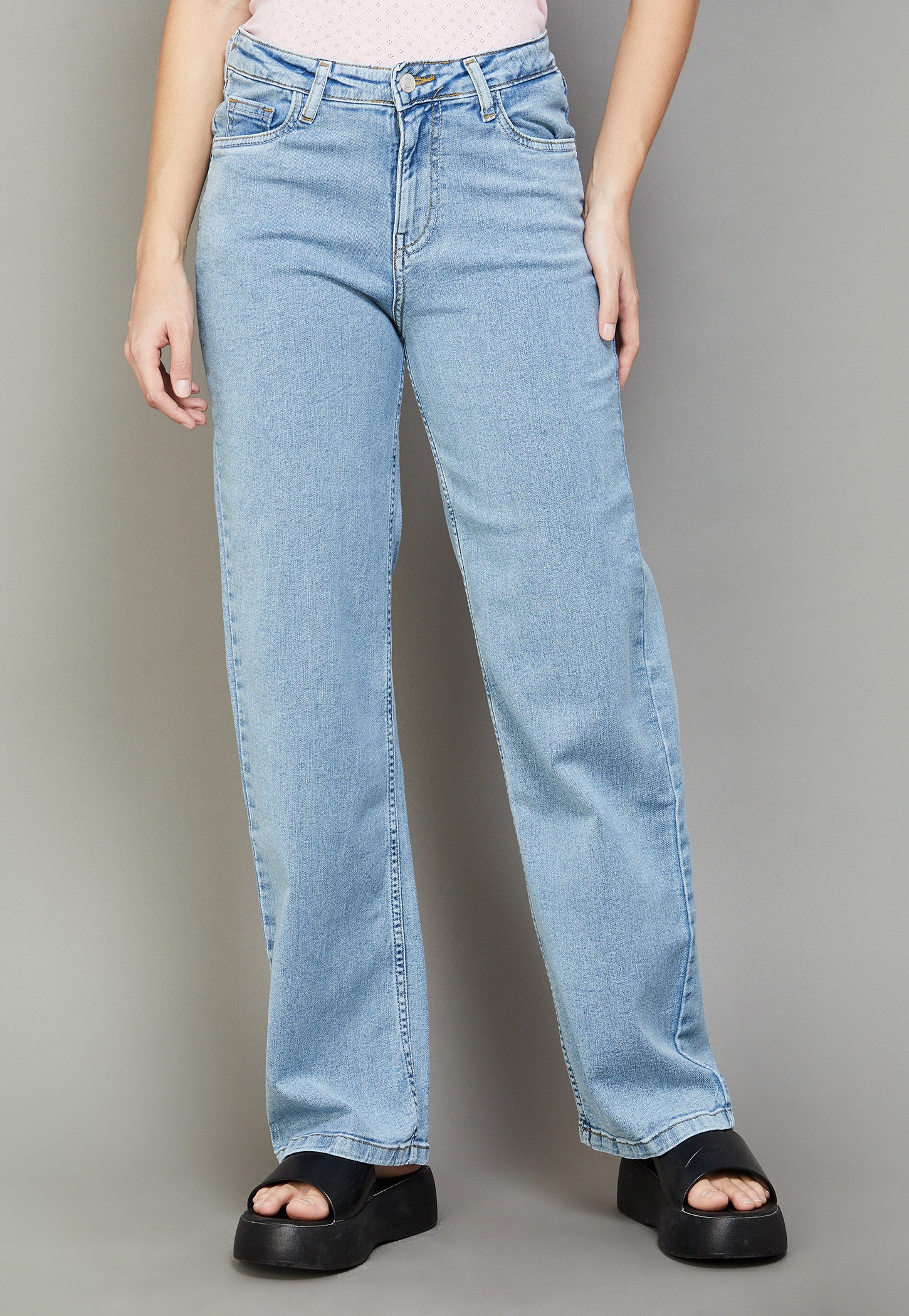 KRAUS Solid Baggy Fit Jeans-picture-25