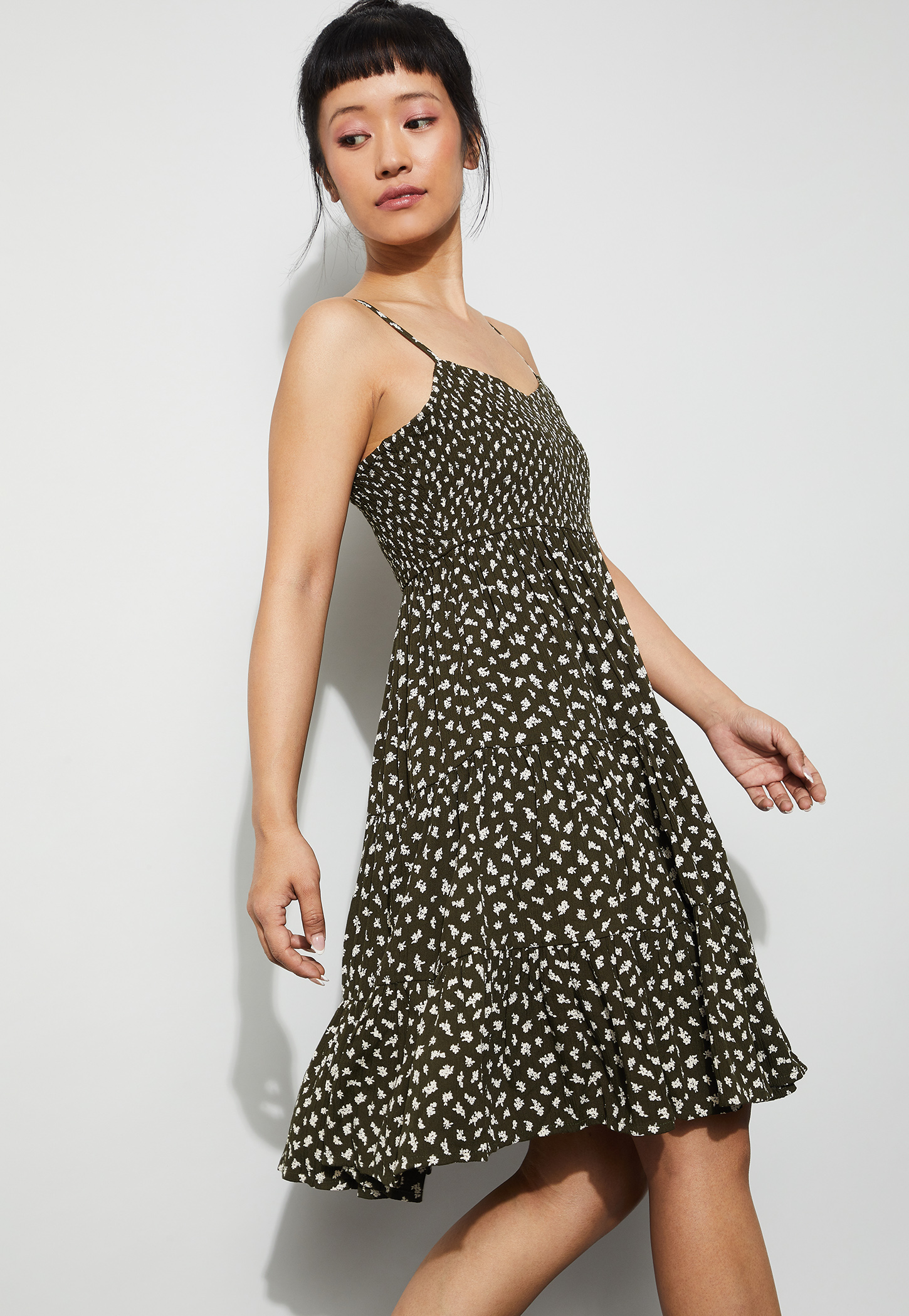 GINGER Printed Tiered Dress-image-7