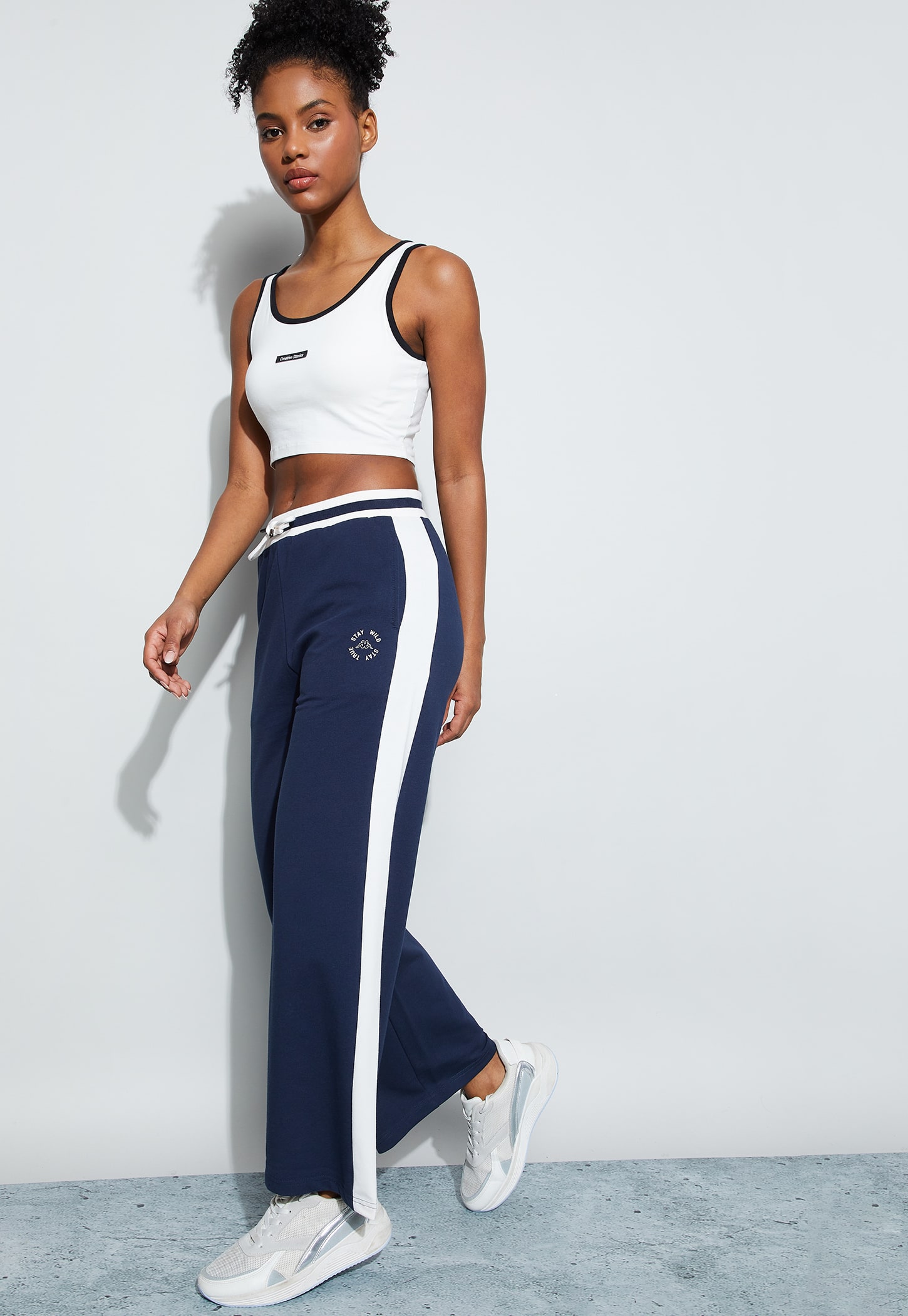 KAPPA Contrast Trim Track Pants-picture-17