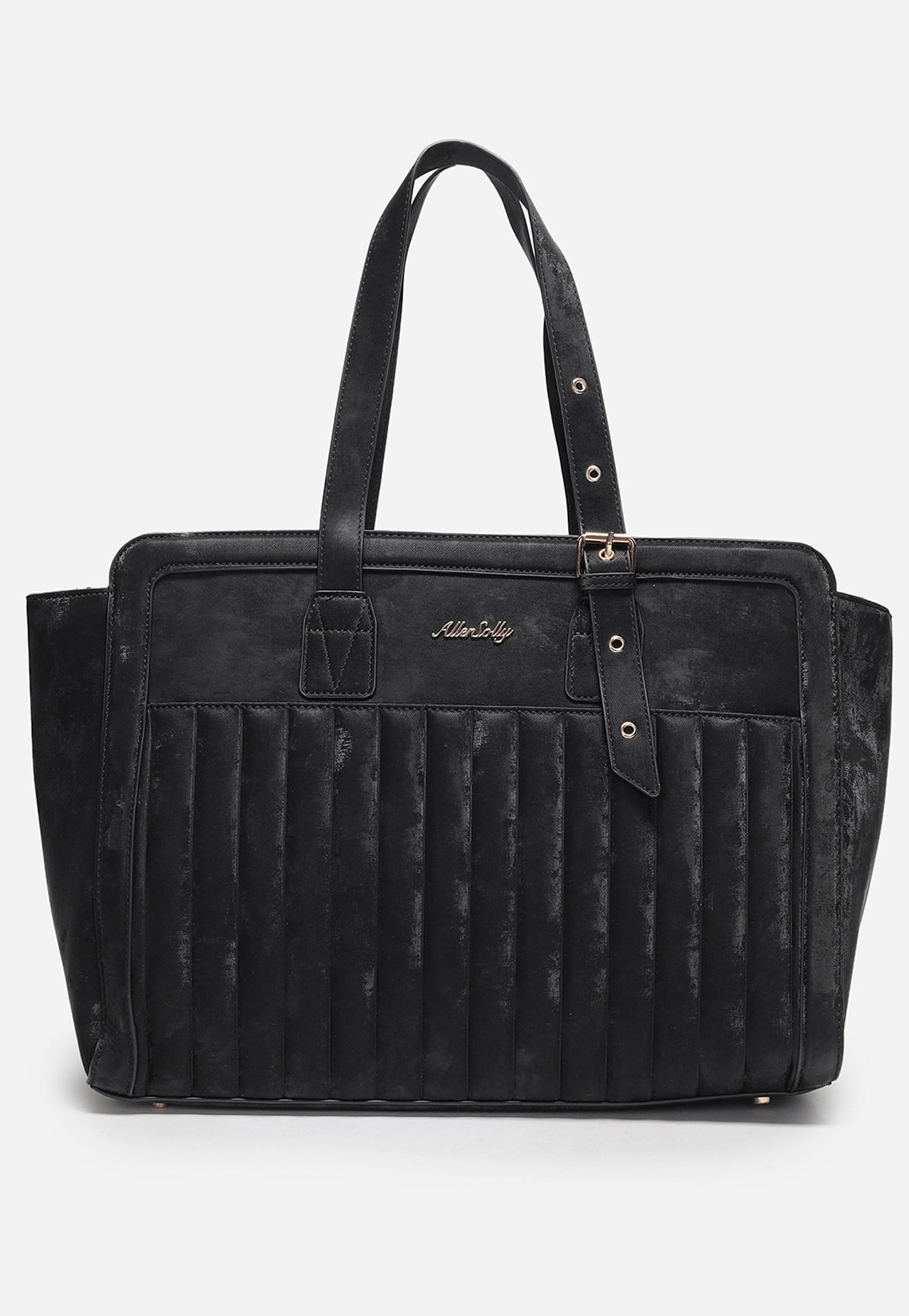 ALLEN SOLLY Quilted Laptop Bag