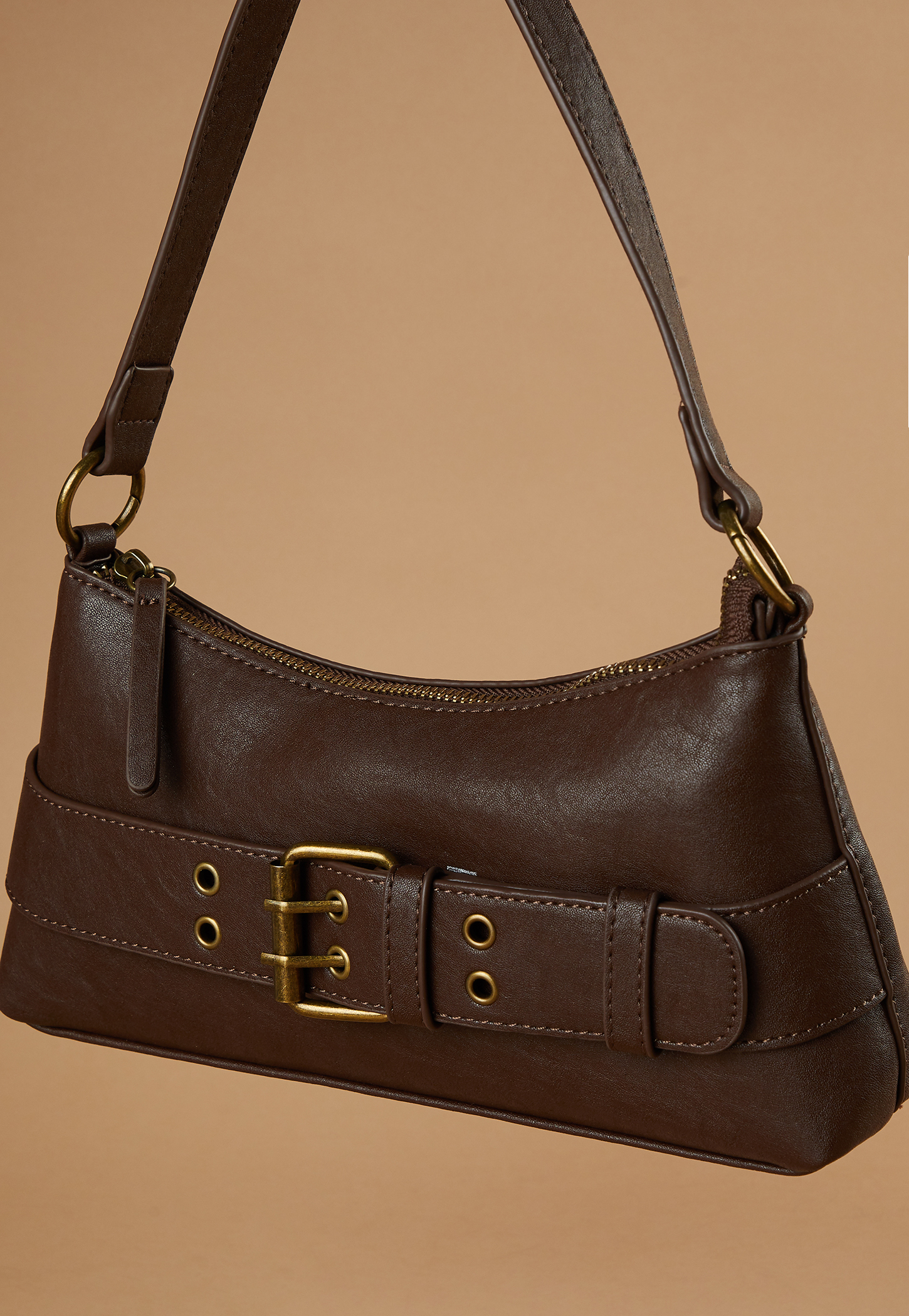 GINGER Buckle Shoulder Bag