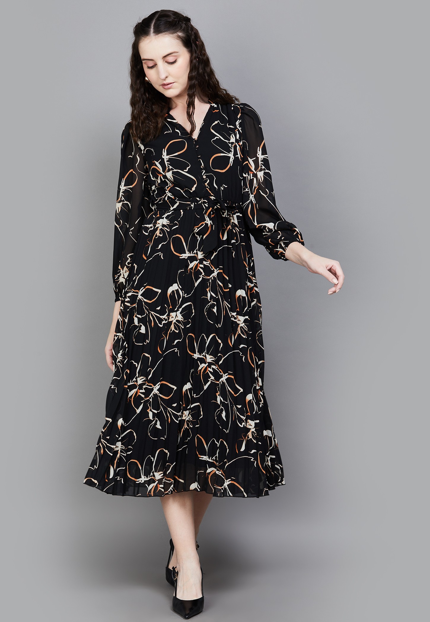 VERO MODA Floral Print Wrap Dress-image-16