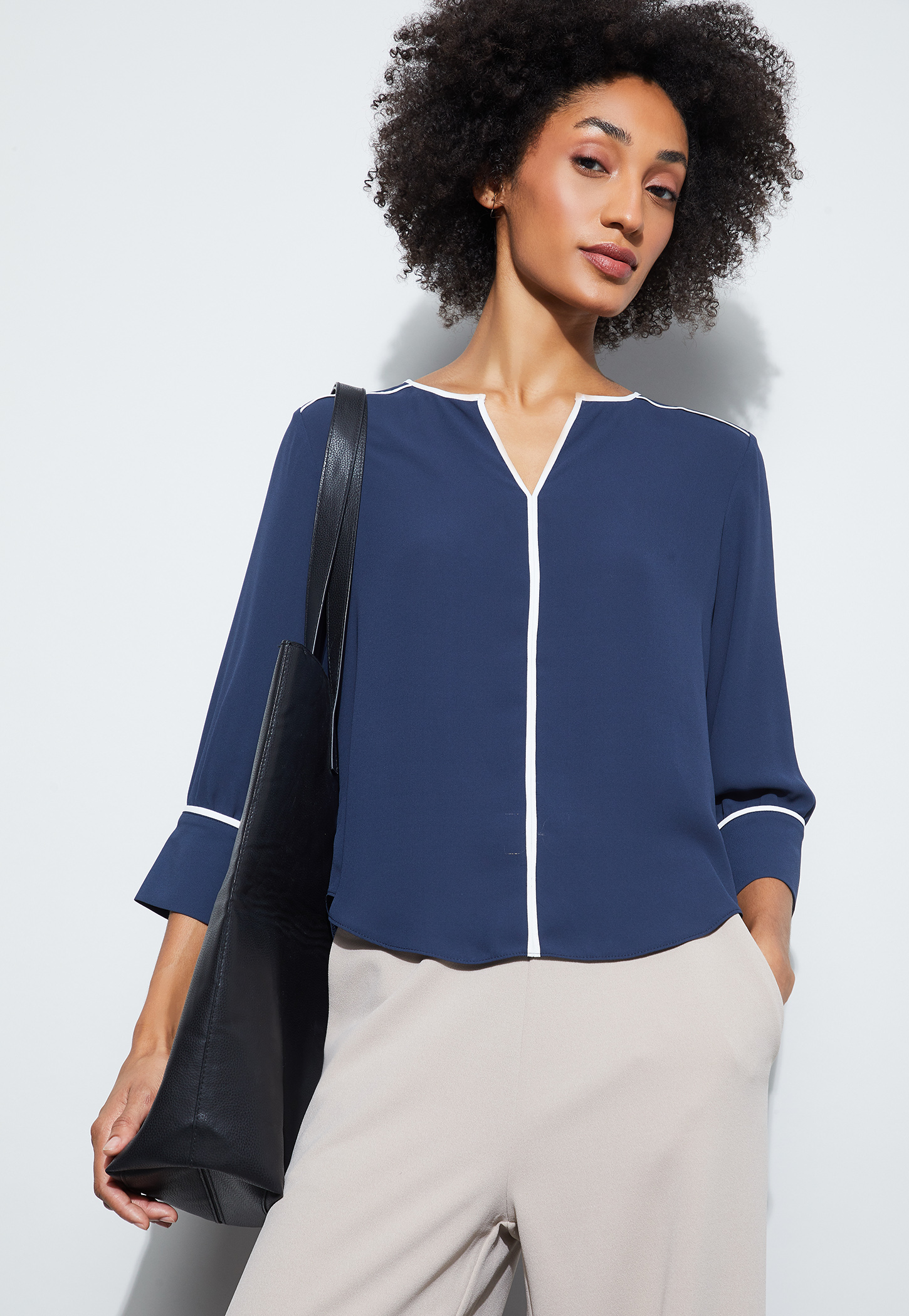 CODE CLASSIC Contrast Piping Top-picture-25