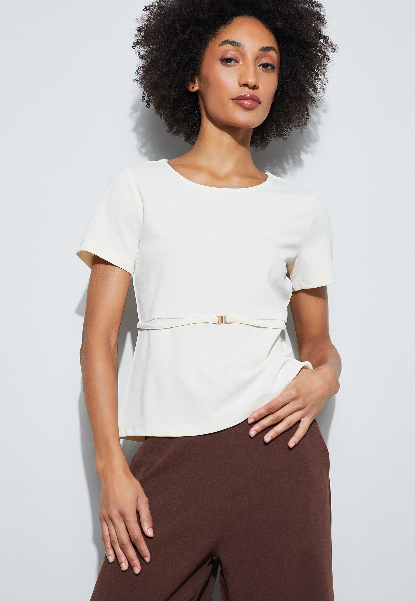 CODE CLASSIC Buckle Detail Top-picture-27