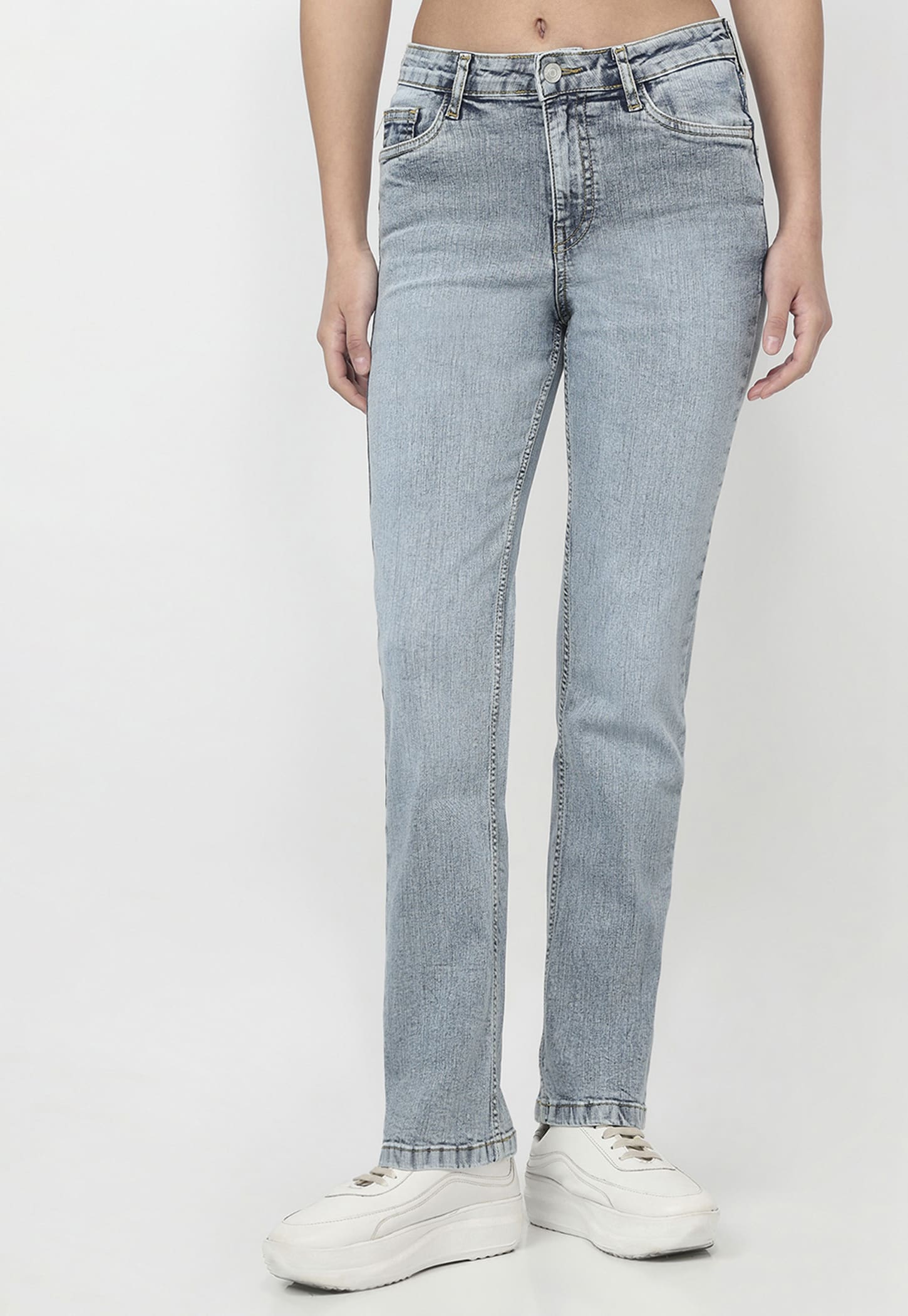 KRAUS Solid Straight Fit Jeans-picture-28