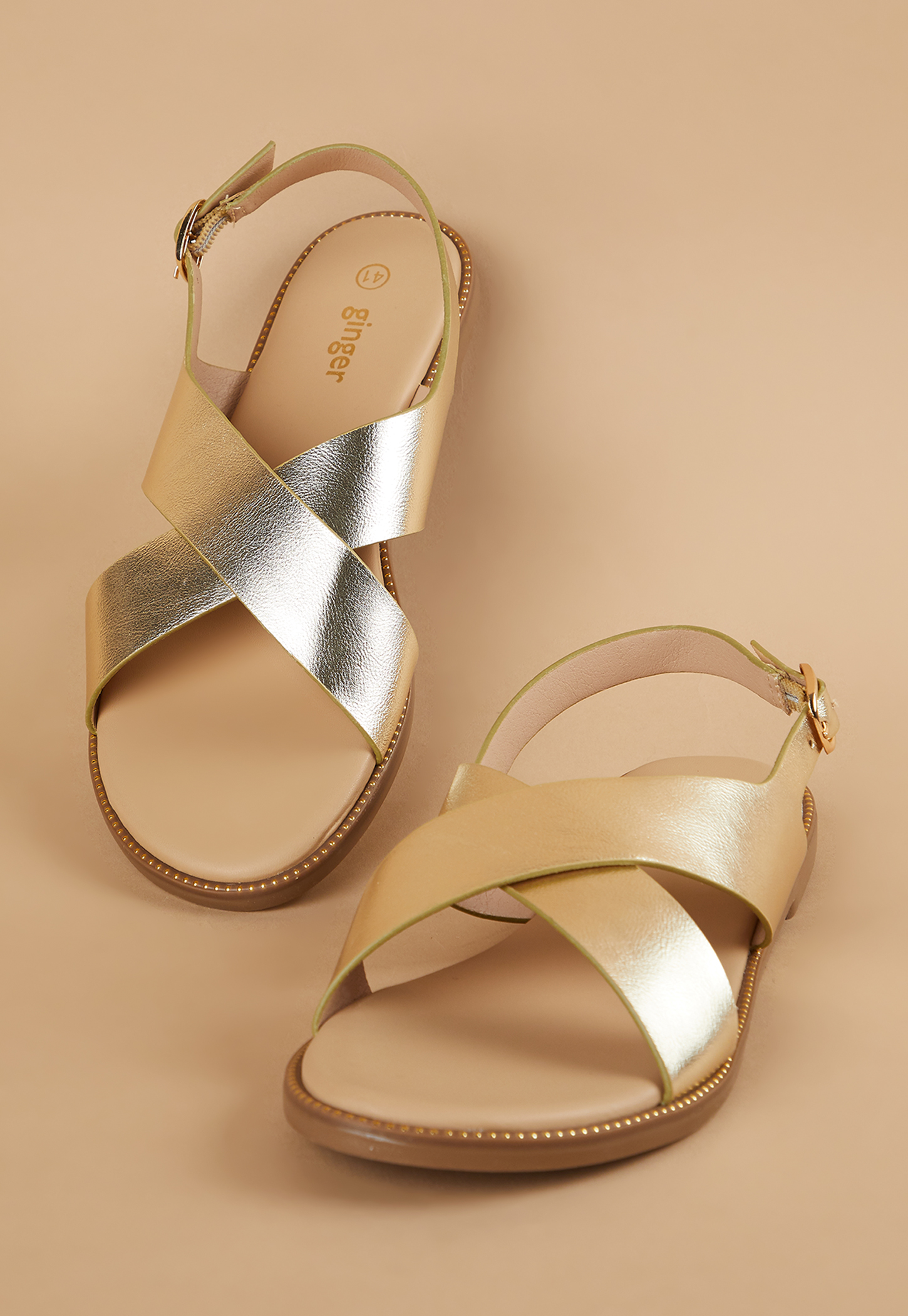 GINGER Solid Sandals