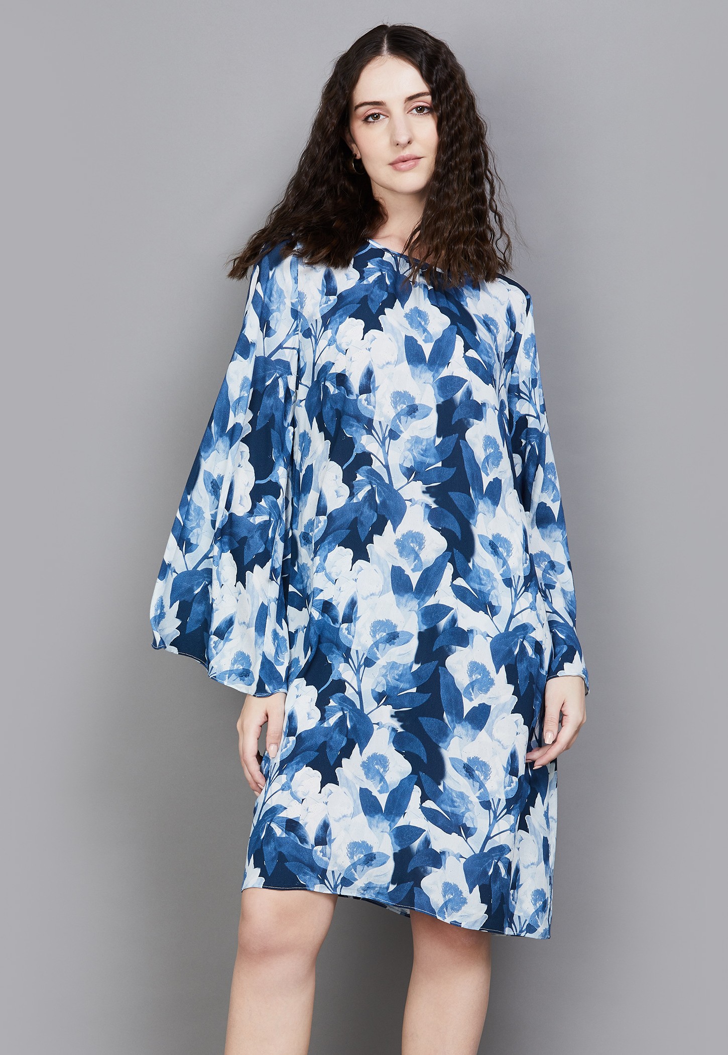 AND Floral Print Shift Dress-image-9