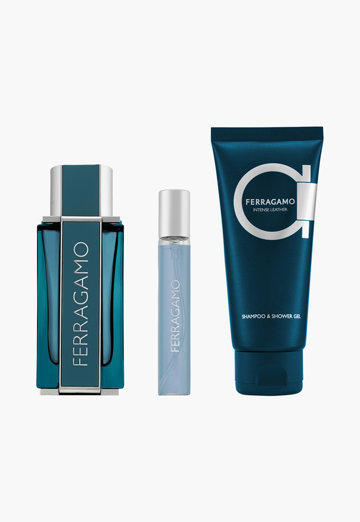 SALVATORE FERRAGAMO Intense Leather Eau De Parfum Set - 215ml-image-38