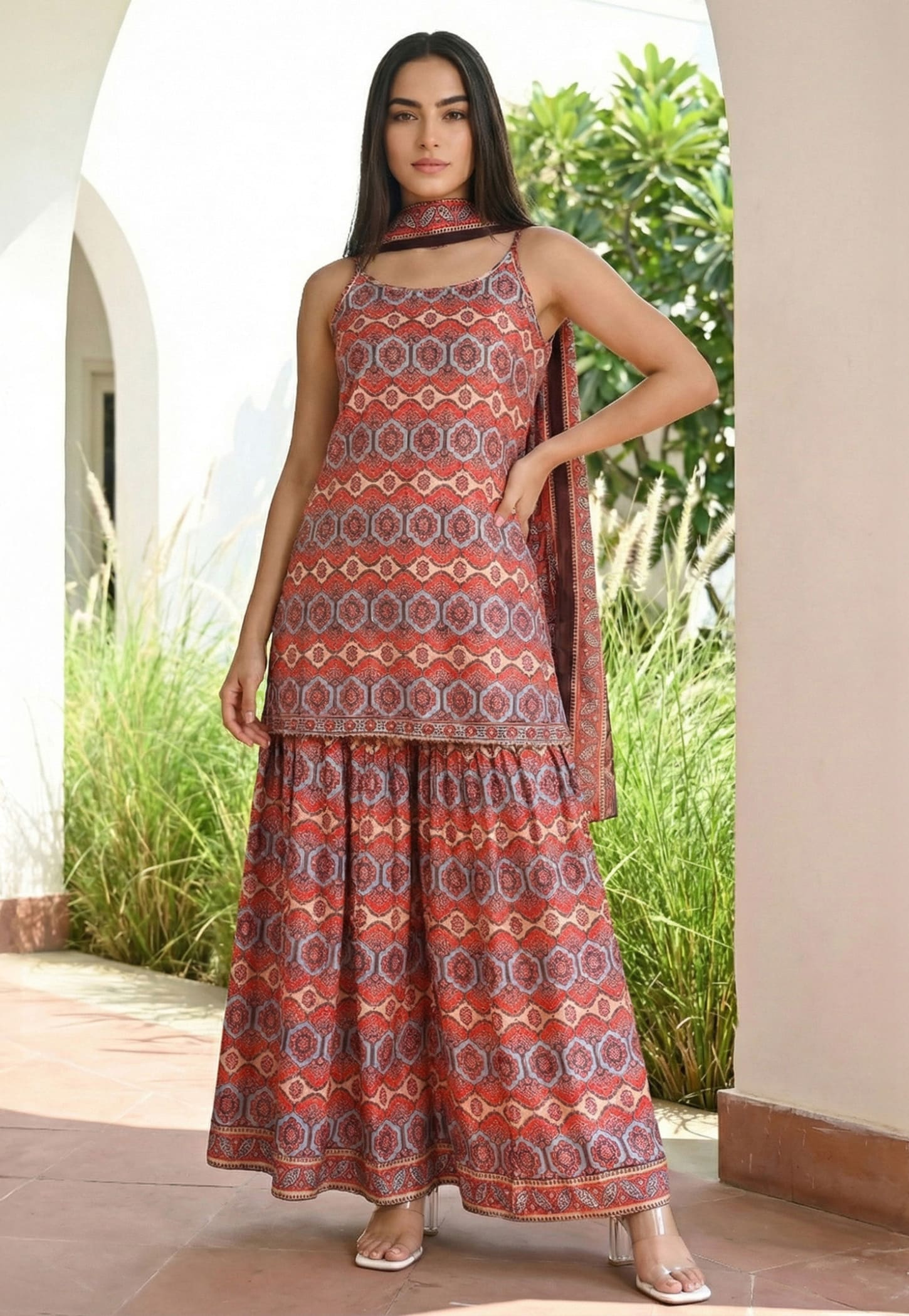 AURELIA Ethnic Motif Kurta Set-picture-38