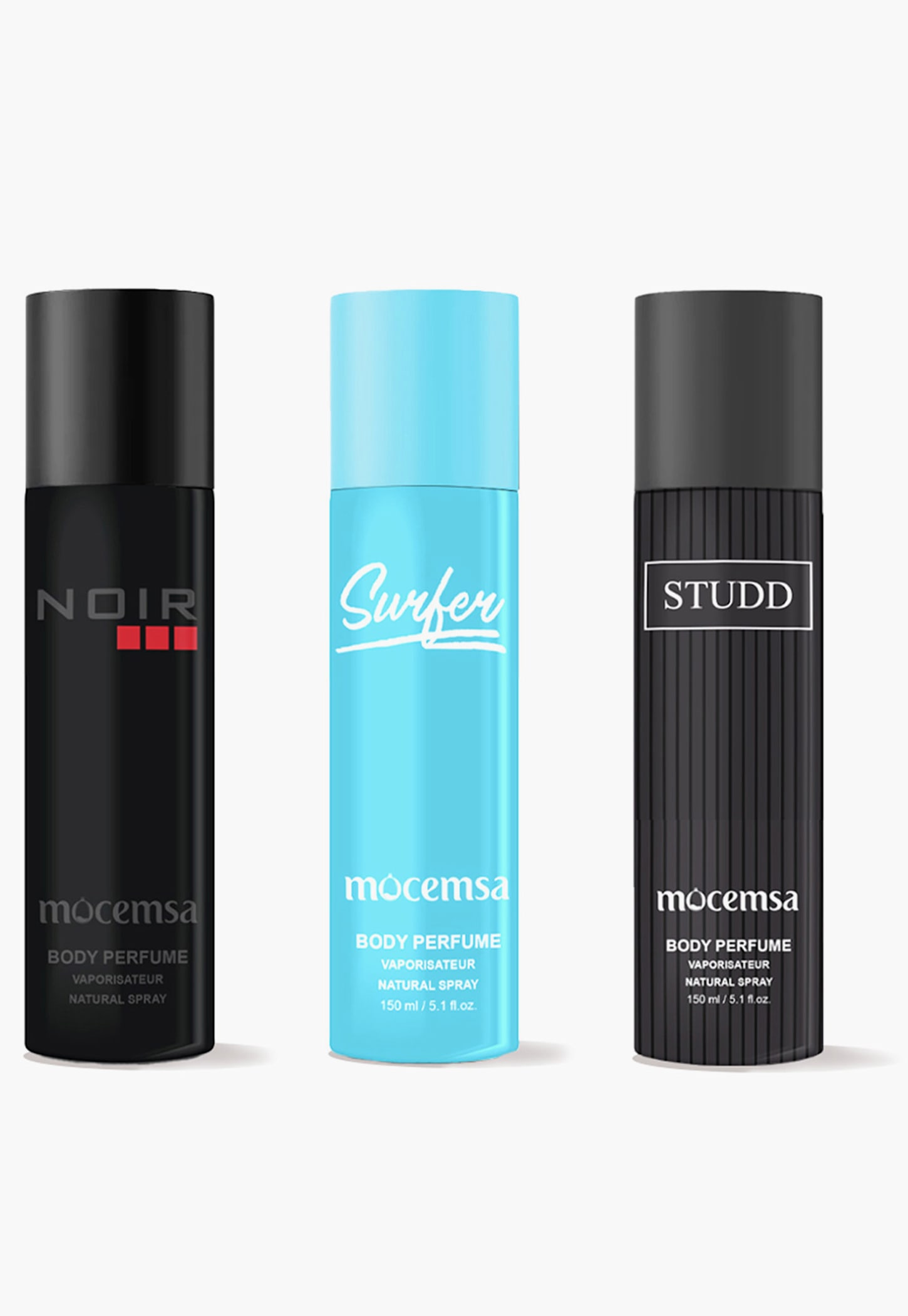 MOCEMSA Body Perfume Gift Pack - Noir Surfer Studd - 450ml-picture-51