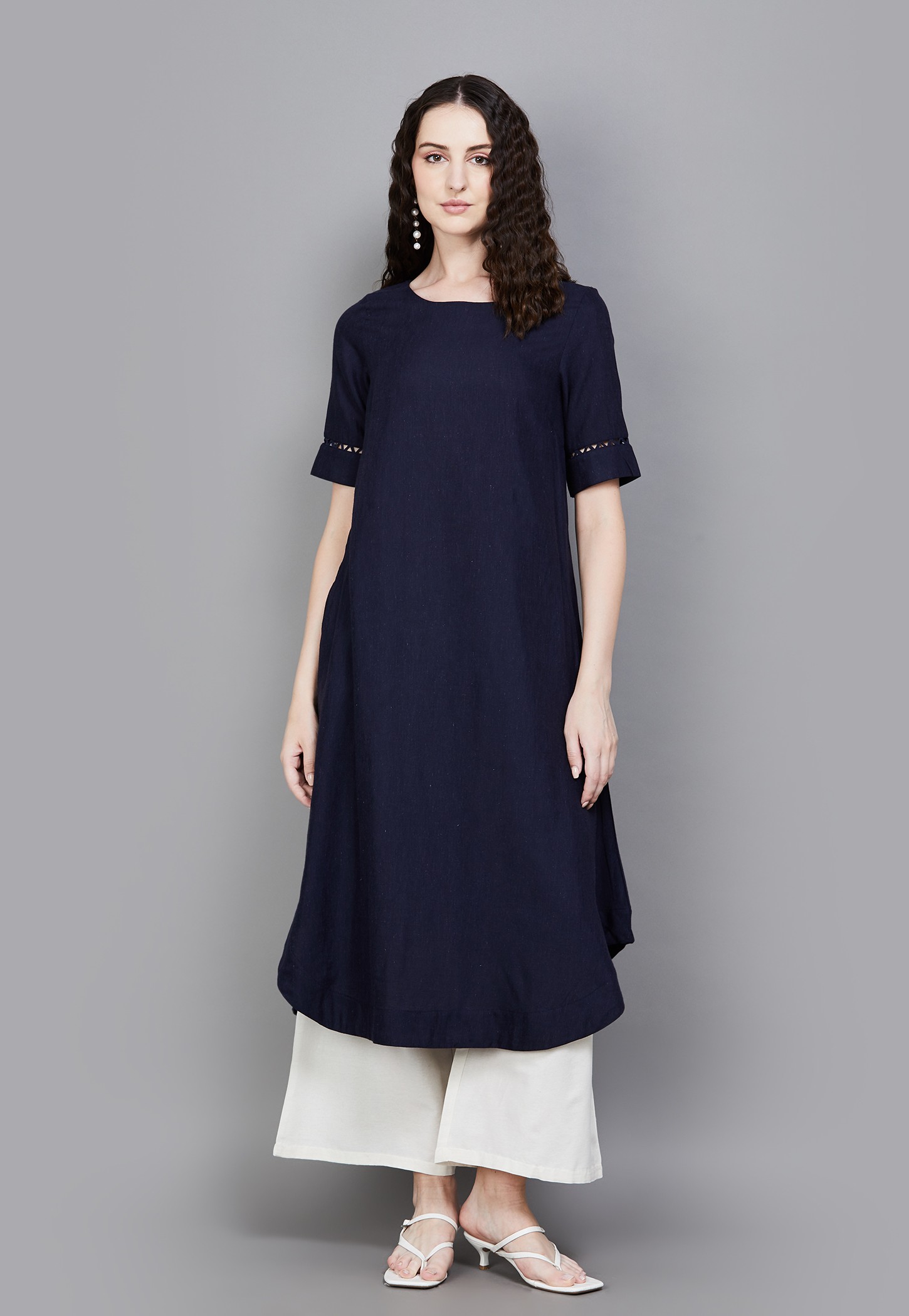 W Solid Straight Kurta-picture-13
