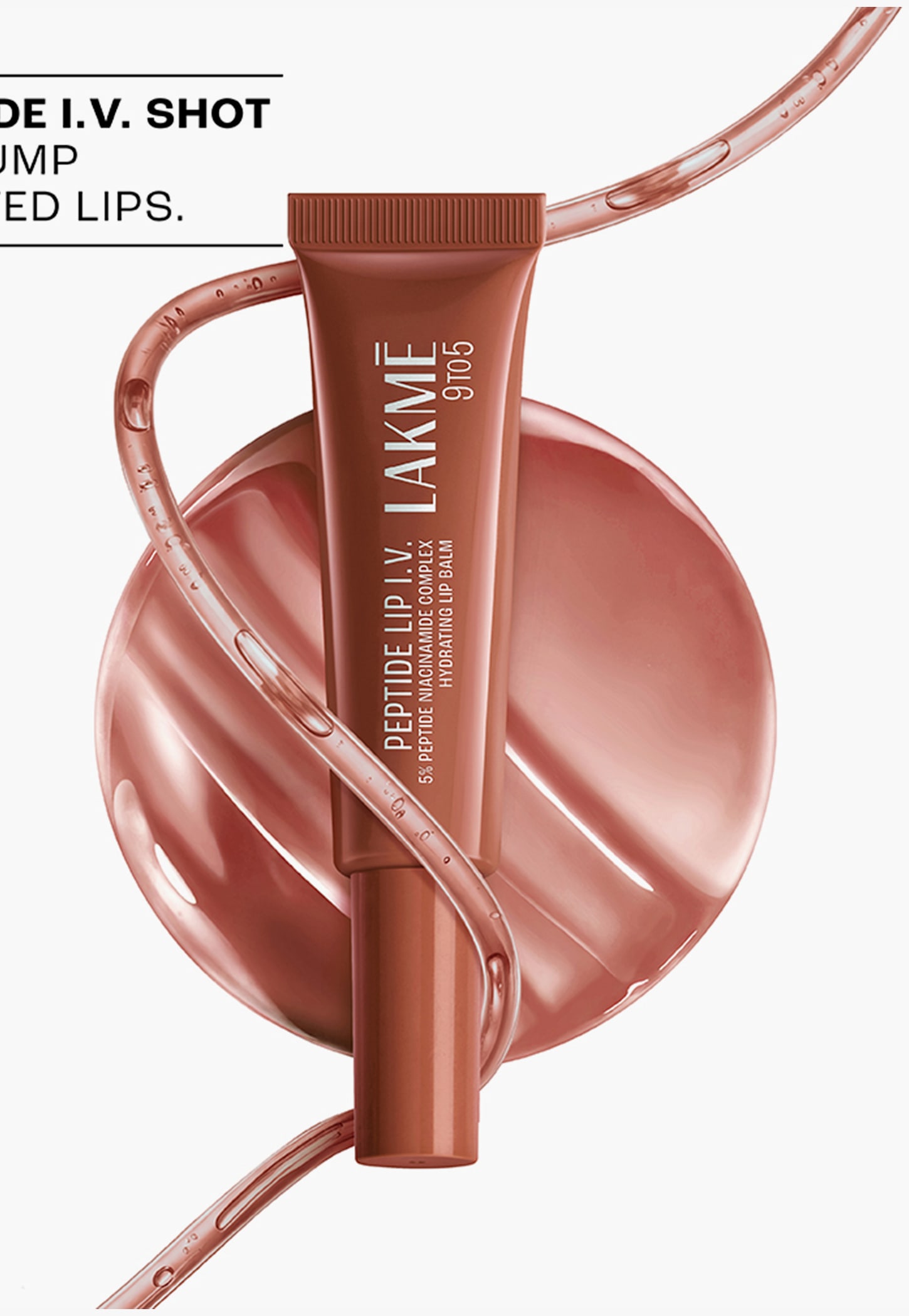 LAKME 9To5 Peptide Lip IV Hydrating Lip Balm - Brown Lip Retreat - 10g-picture-23