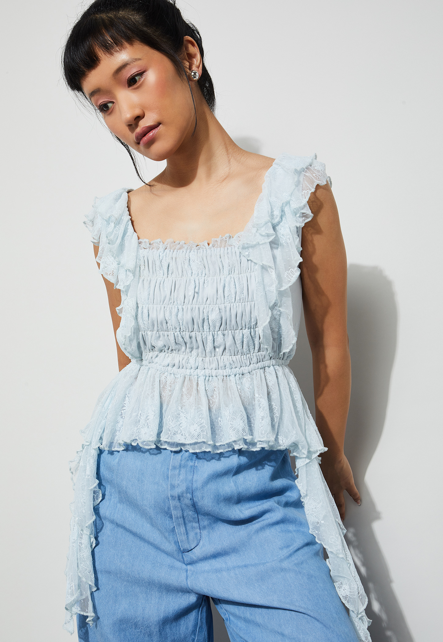 GINGER Lace Peplum Top-picture-53
